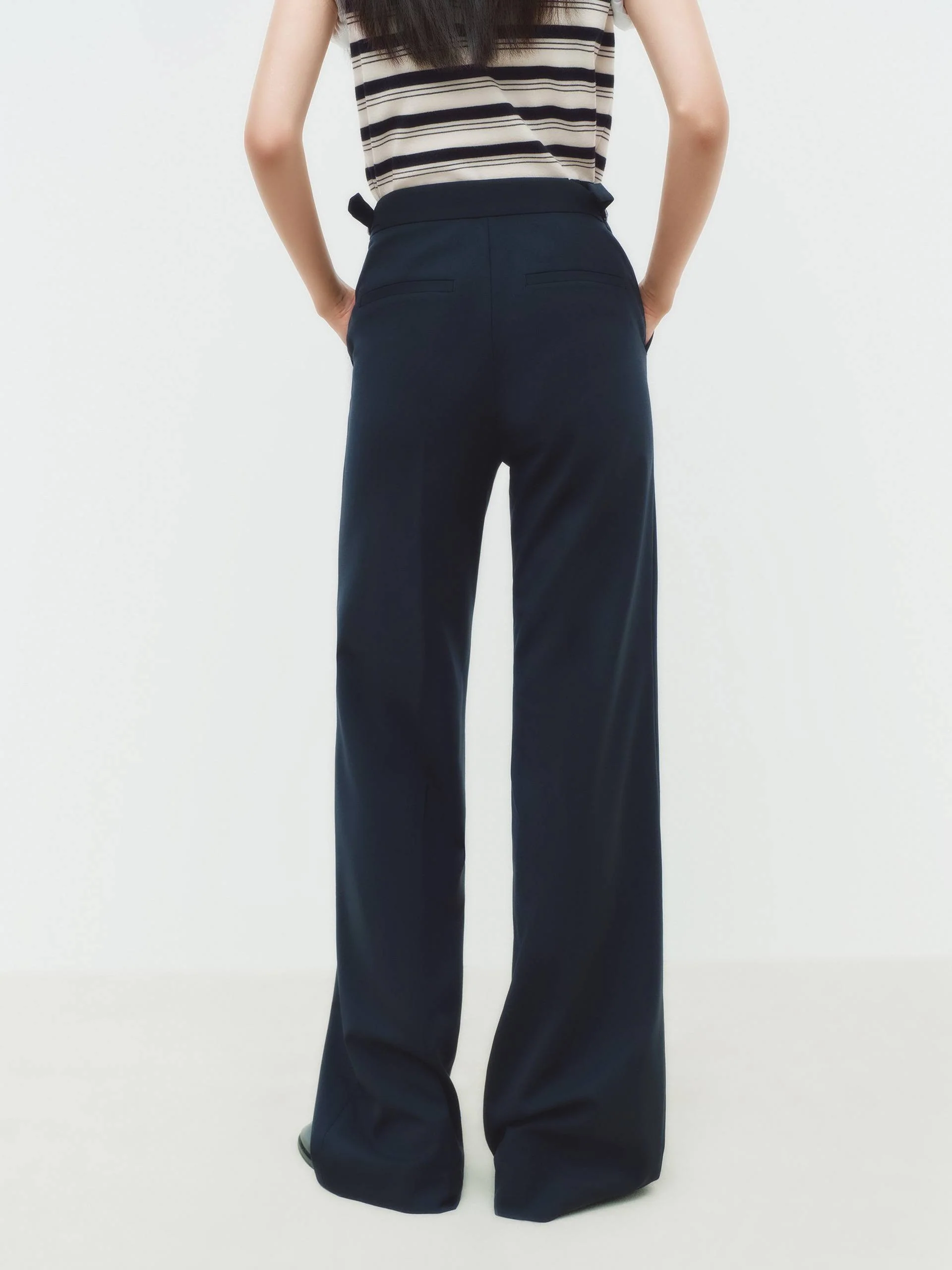 Wool Blend Adjustable Pants - Image 5
