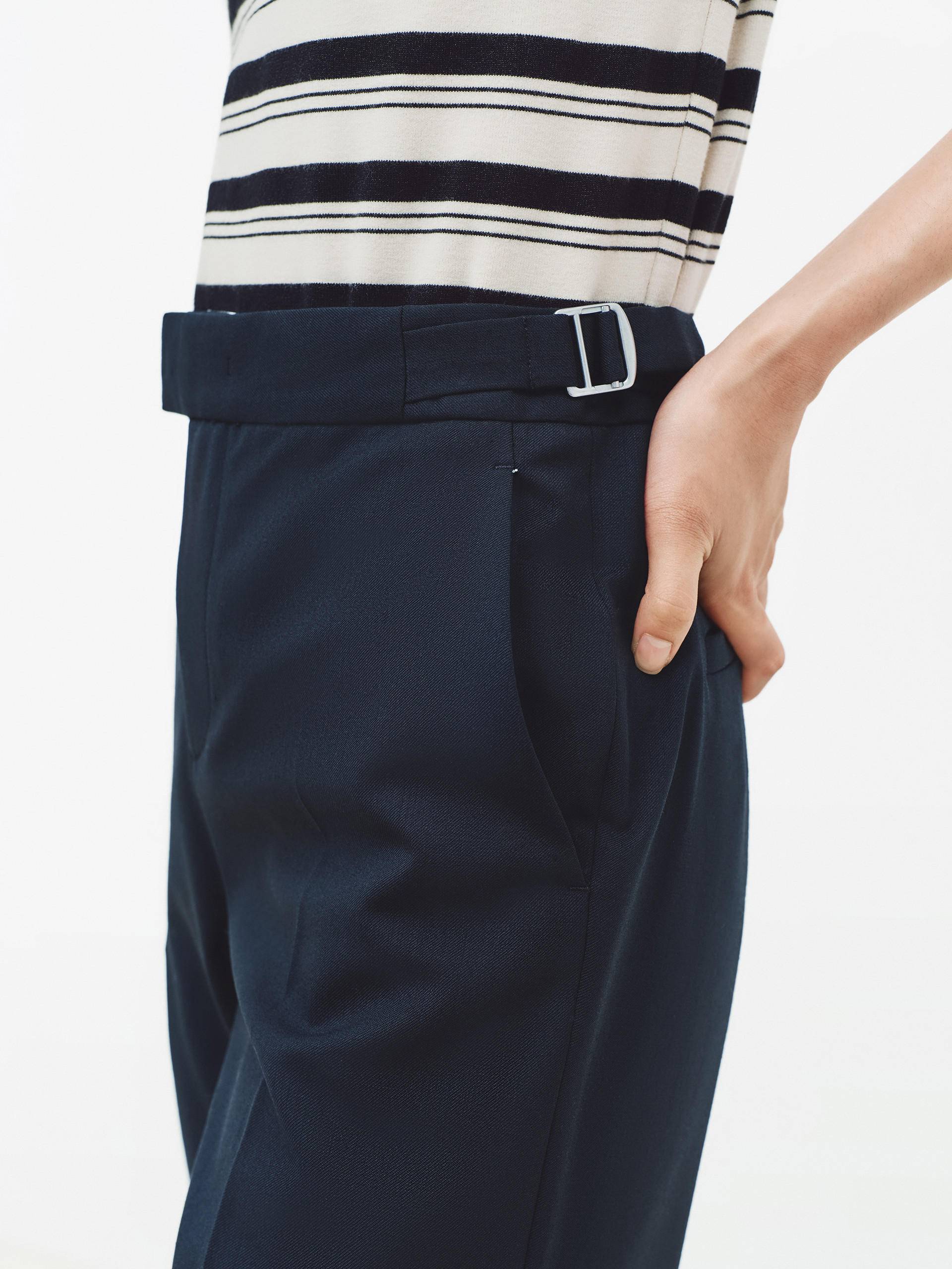 Wool Blend Adjustable Pants - Image 6