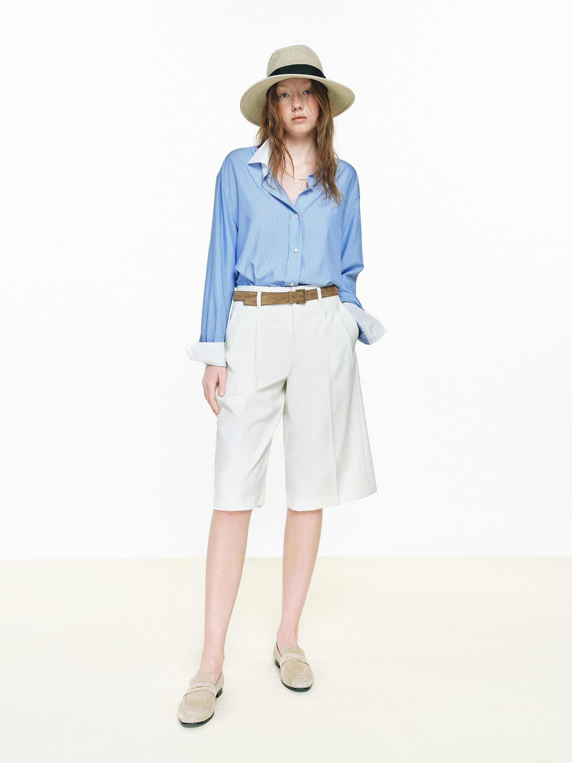 Wool Blend Bermuda Shorts - Image 10