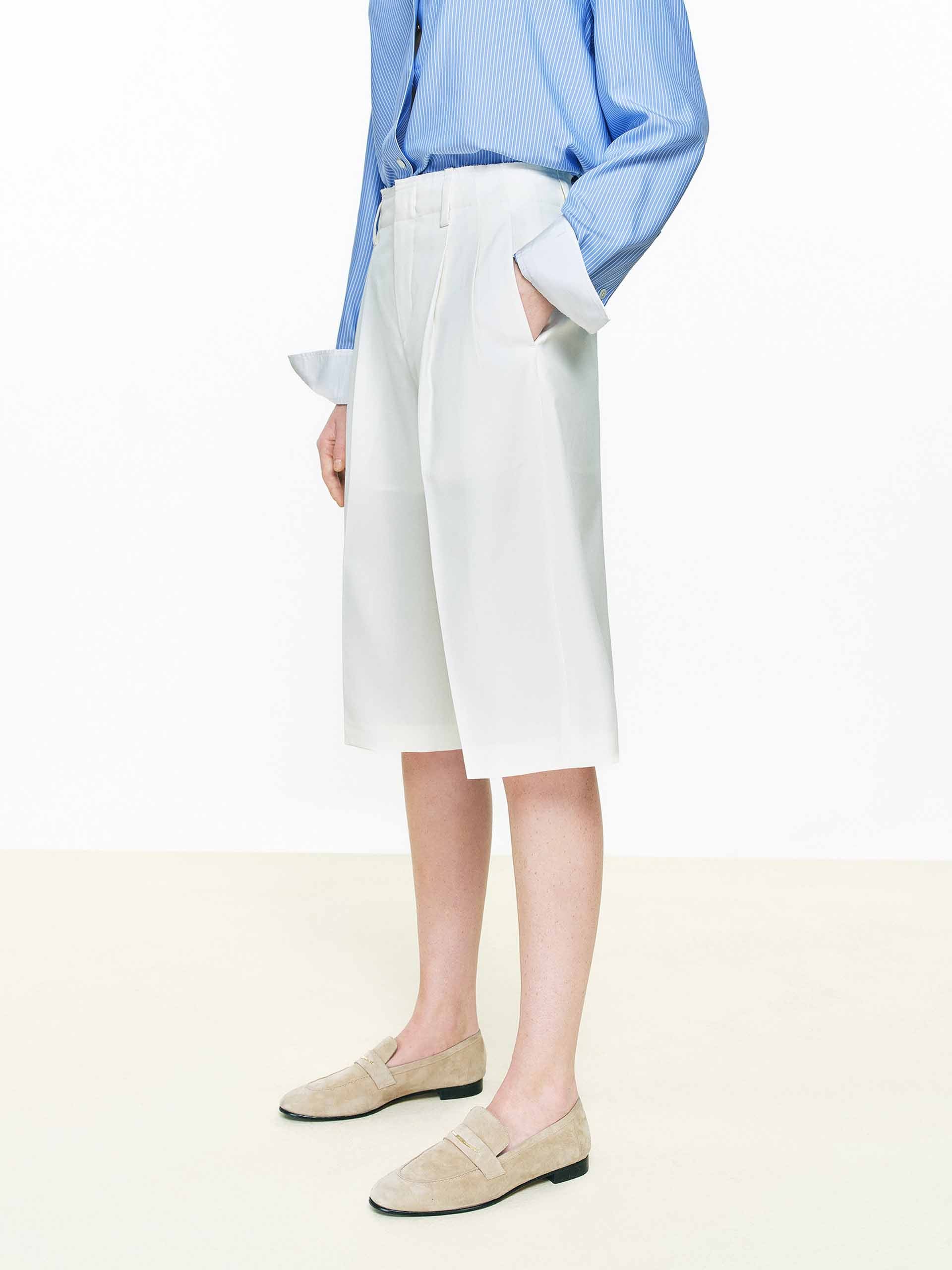 Wool Blend Bermuda Shorts - Image 11
