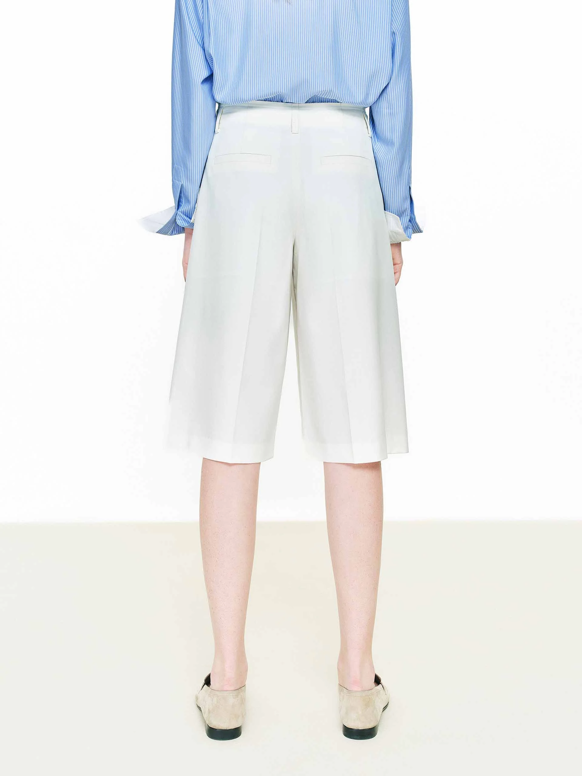 Wool Blend Bermuda Shorts - Image 14
