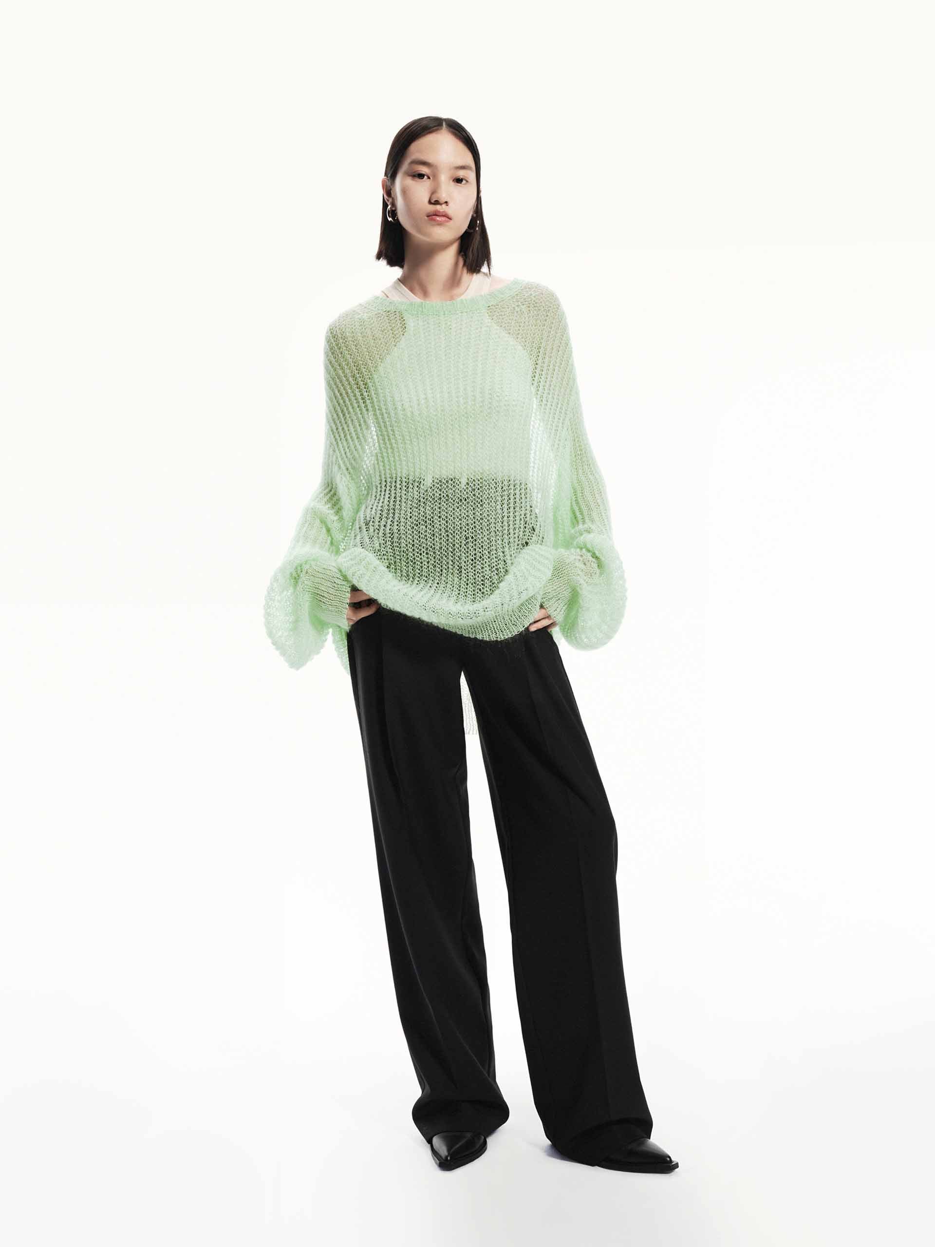 Wool Blend Drawstring Pants - Image 8