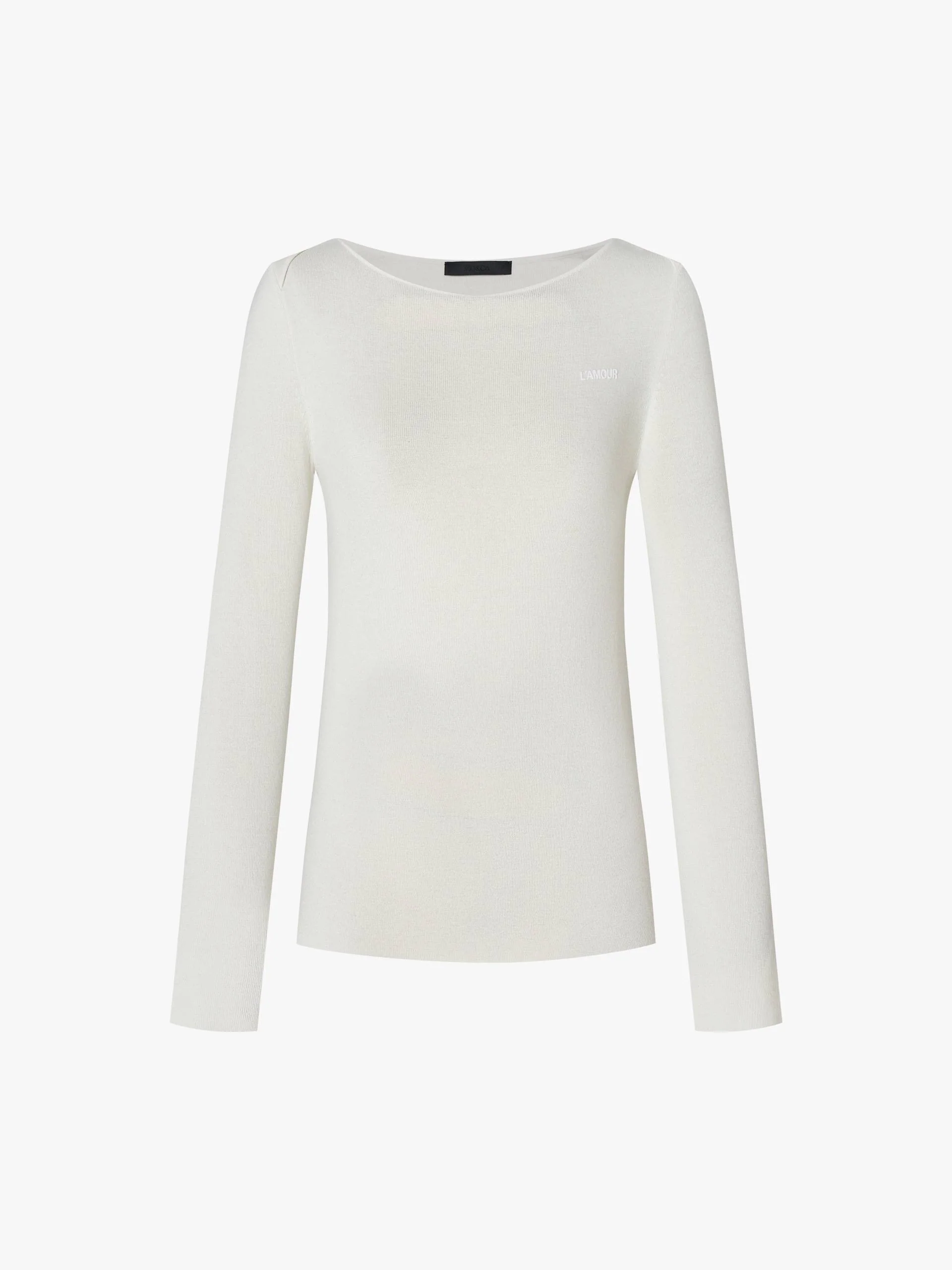 Wool Blend Fitted Knitted Top - Image 5