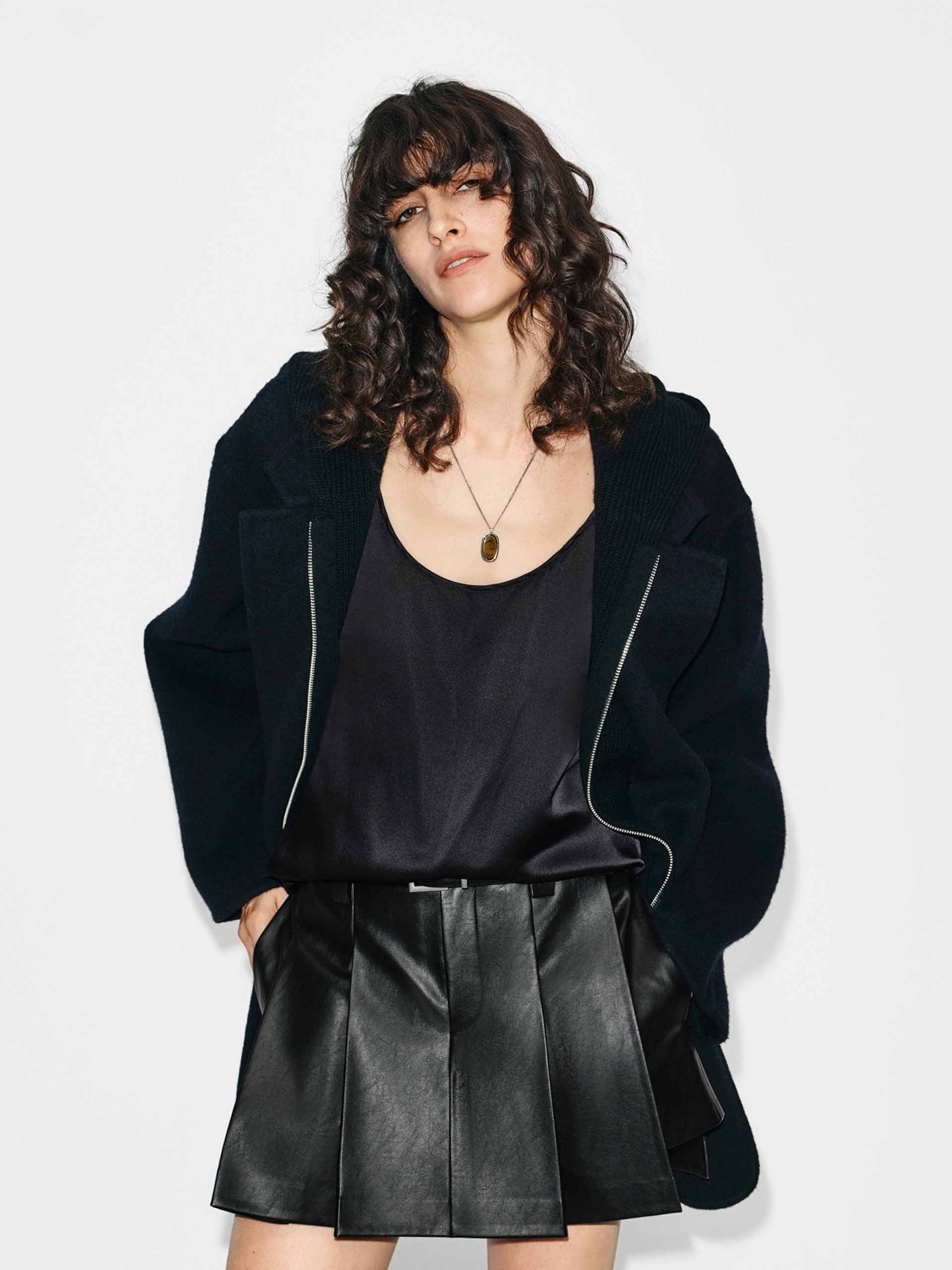 Wool Blend Hooded Coat - Image 11