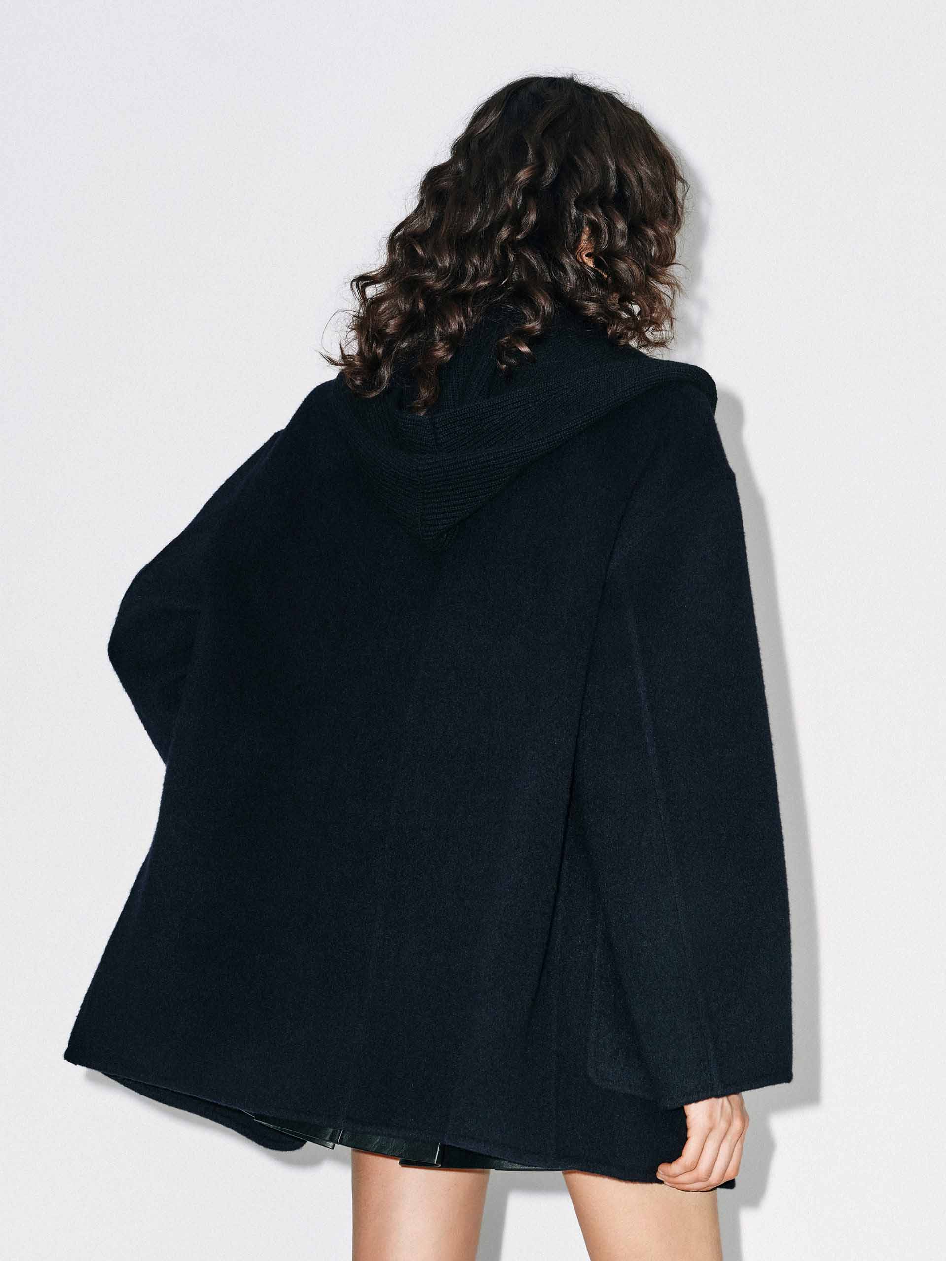 Wool Blend Hooded Coat - Image 14