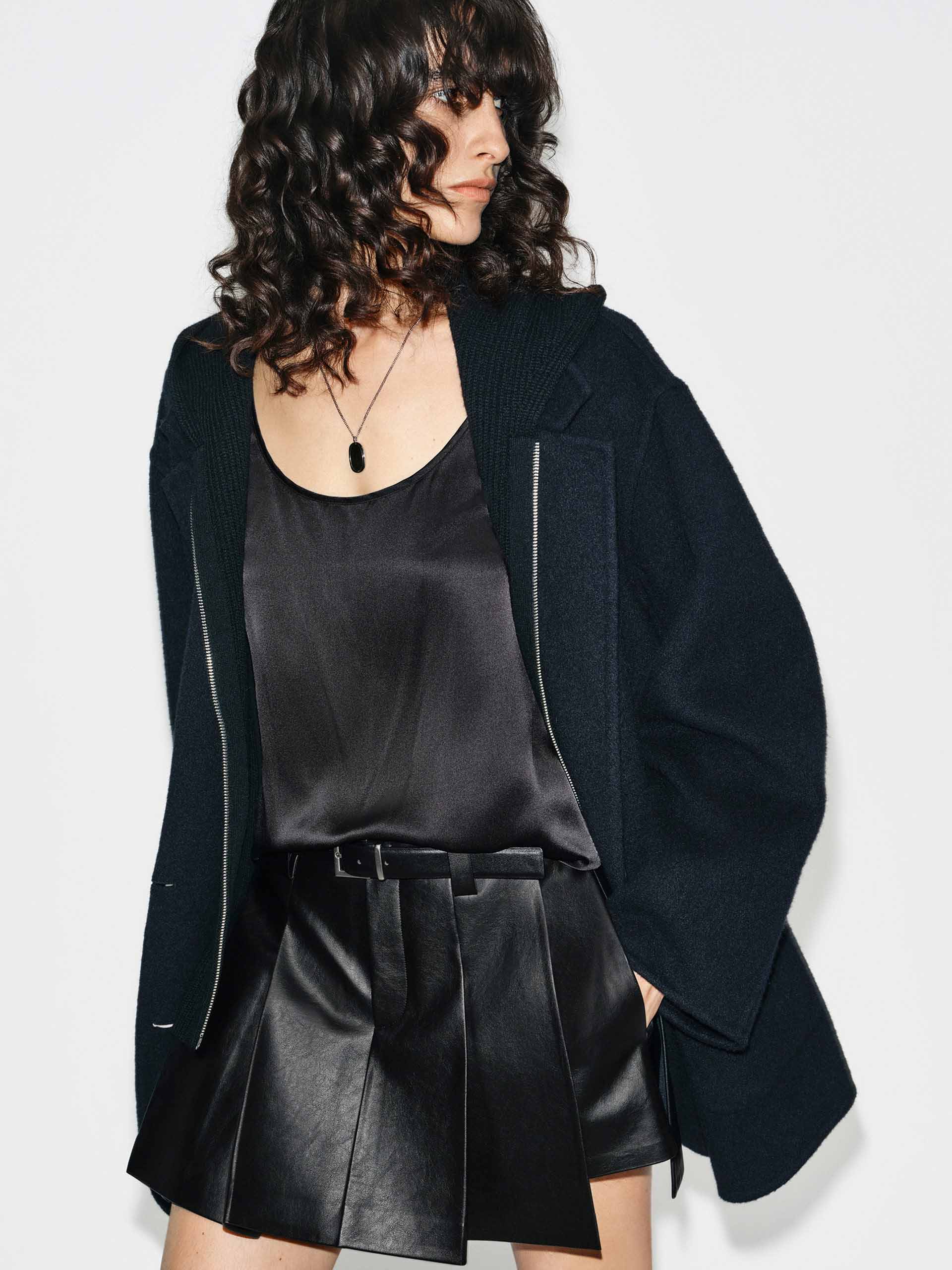 Wool Blend Hooded Coat - Image 15