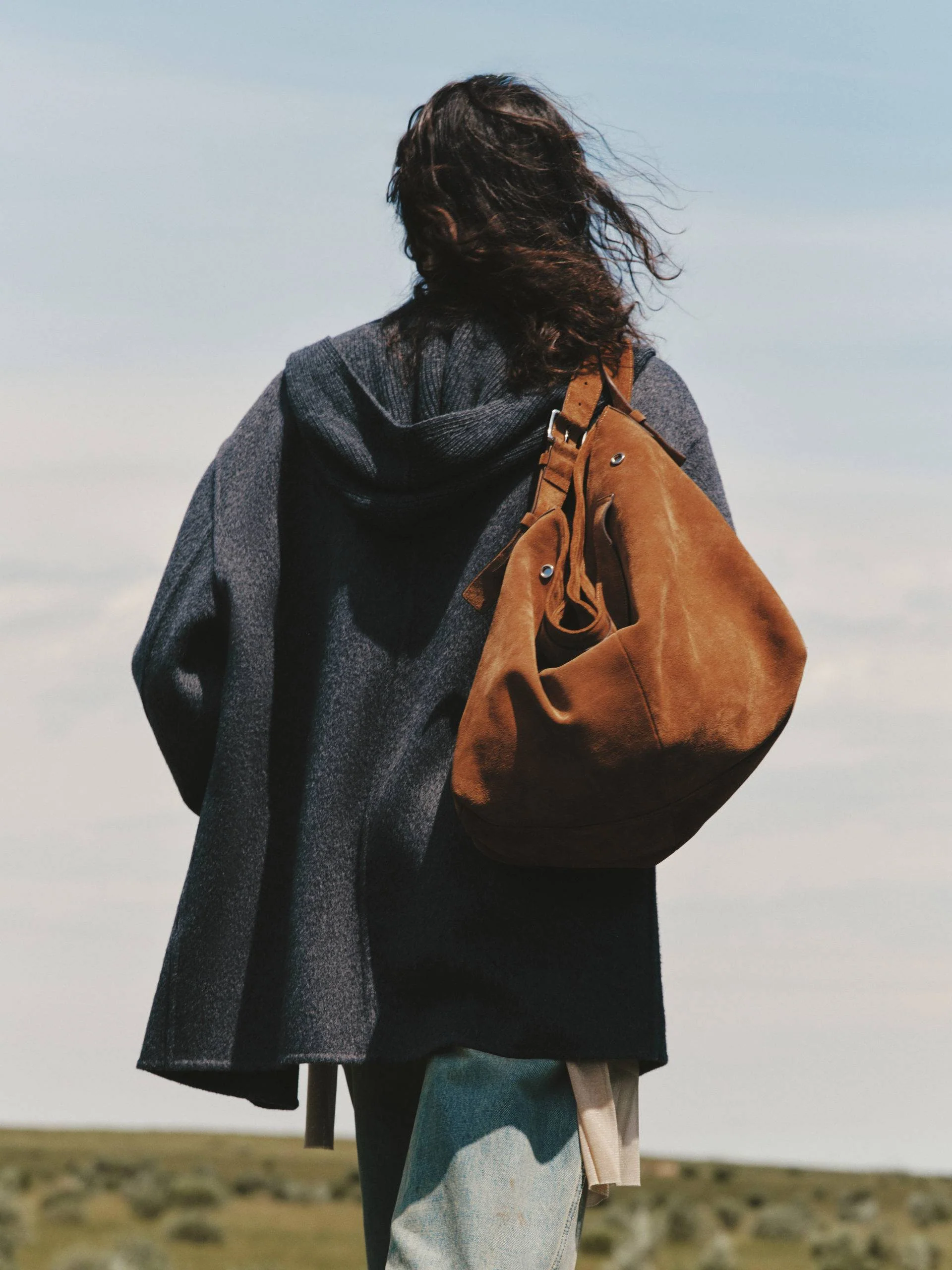 Wool Blend Hooded Coat - Image 6