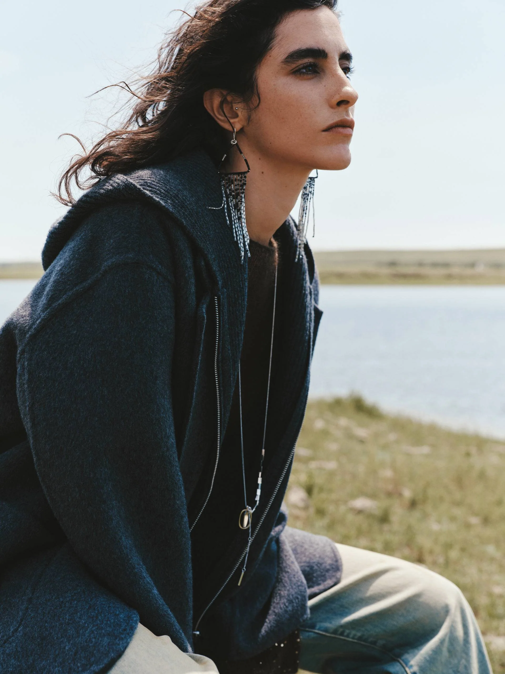 Wool Blend Hooded Coat - Image 7