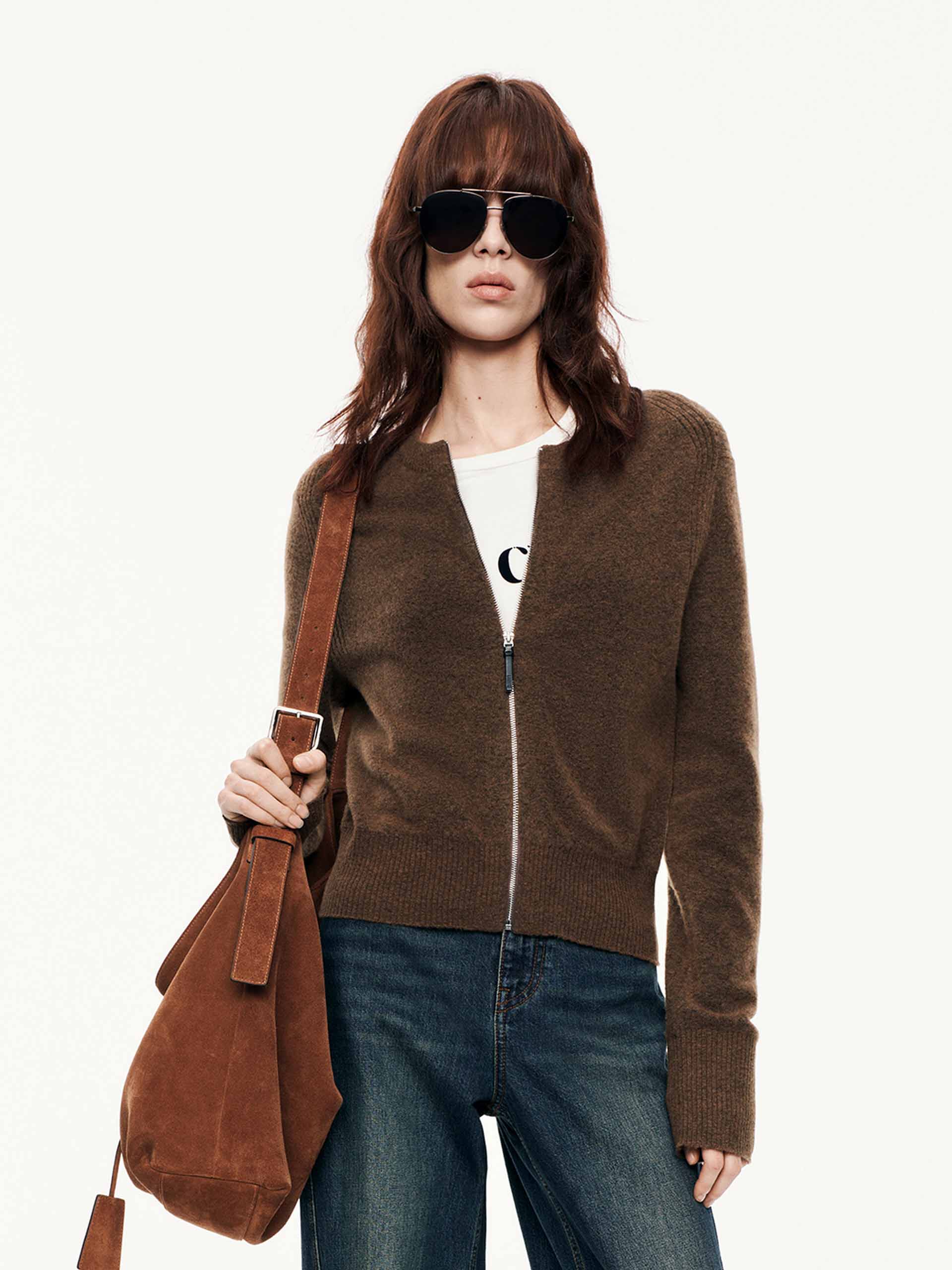 Wool Blend Knitted Cardigan - Image 15