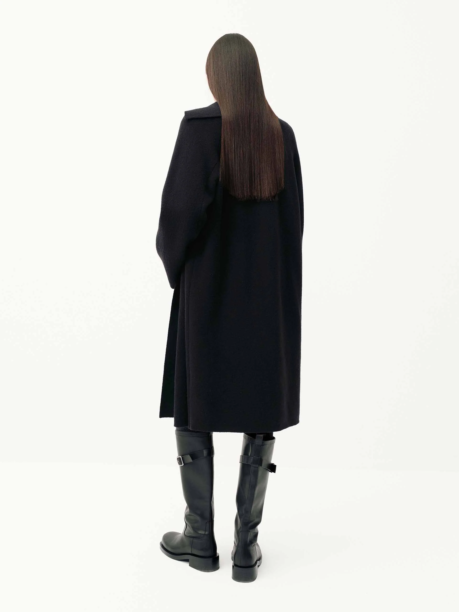 Wool Blend Long Cardigan - Image 3
