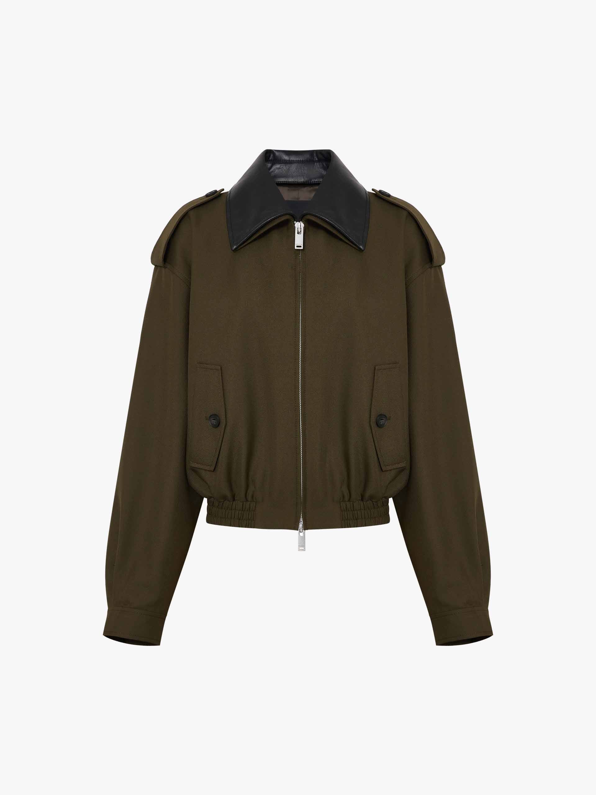 Wool Blend Loose Jacket - Image 12