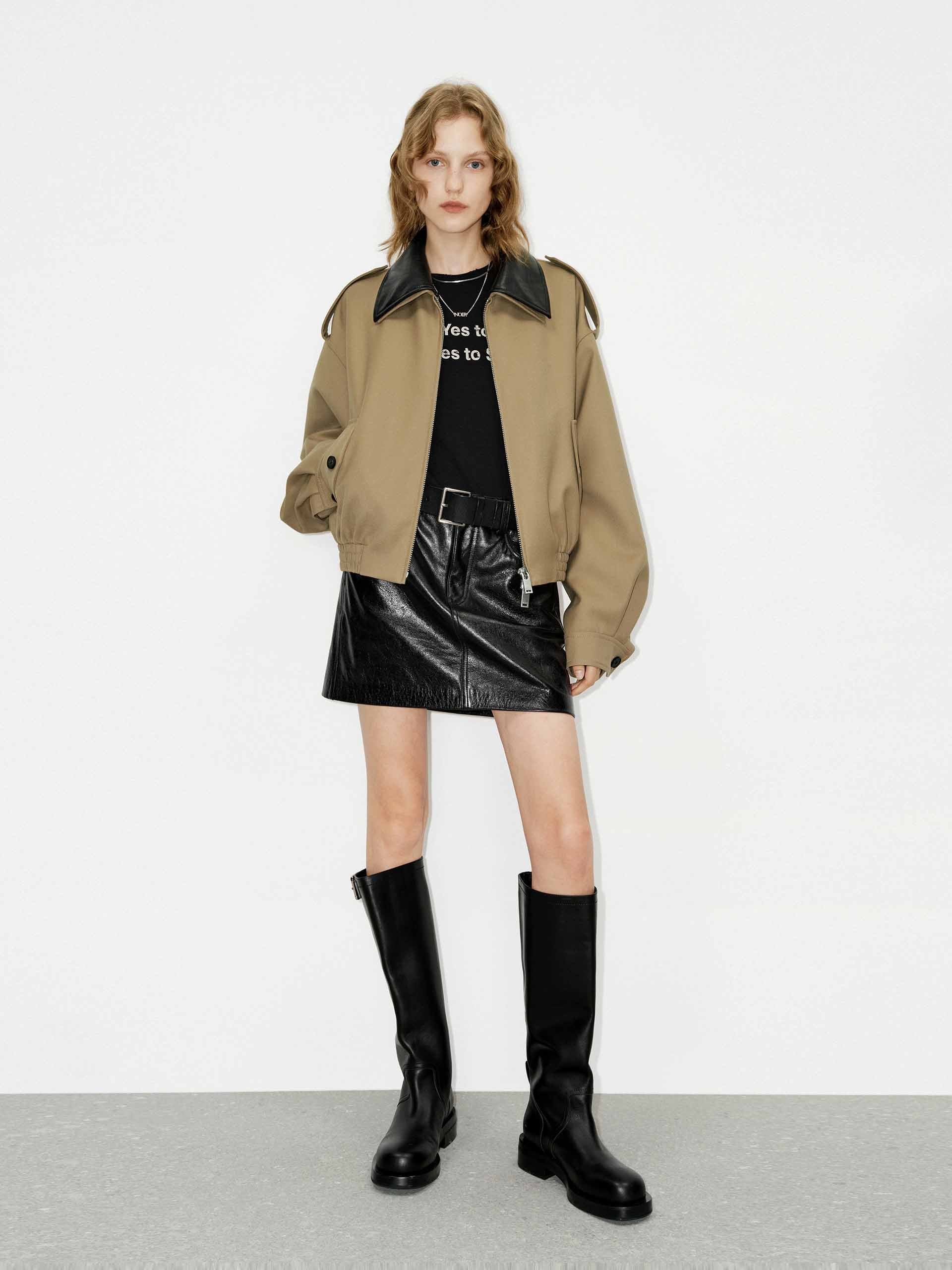 Wool Blend Loose Jacket - Image 2