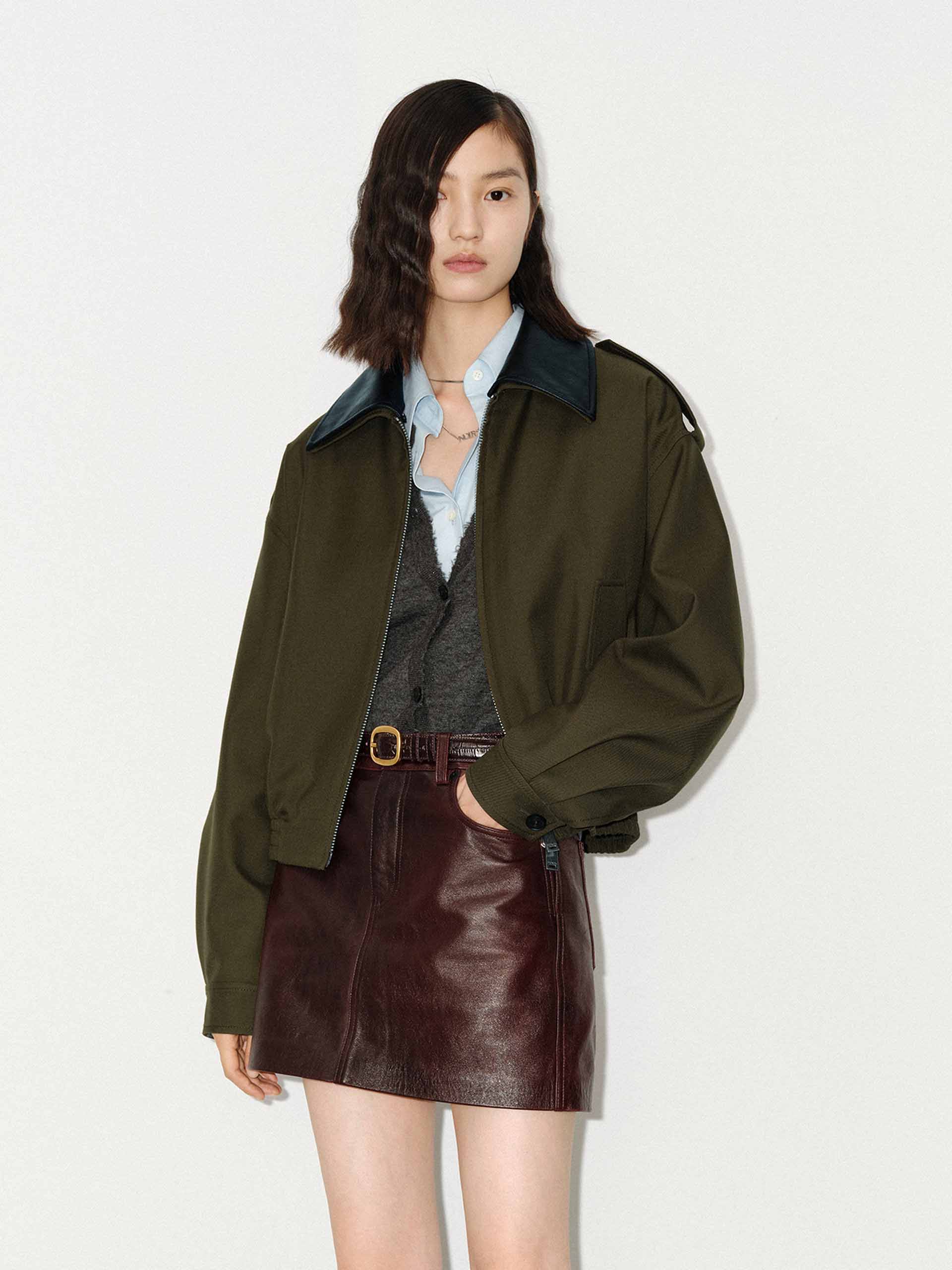 Wool Blend Loose Jacket - Image 8
