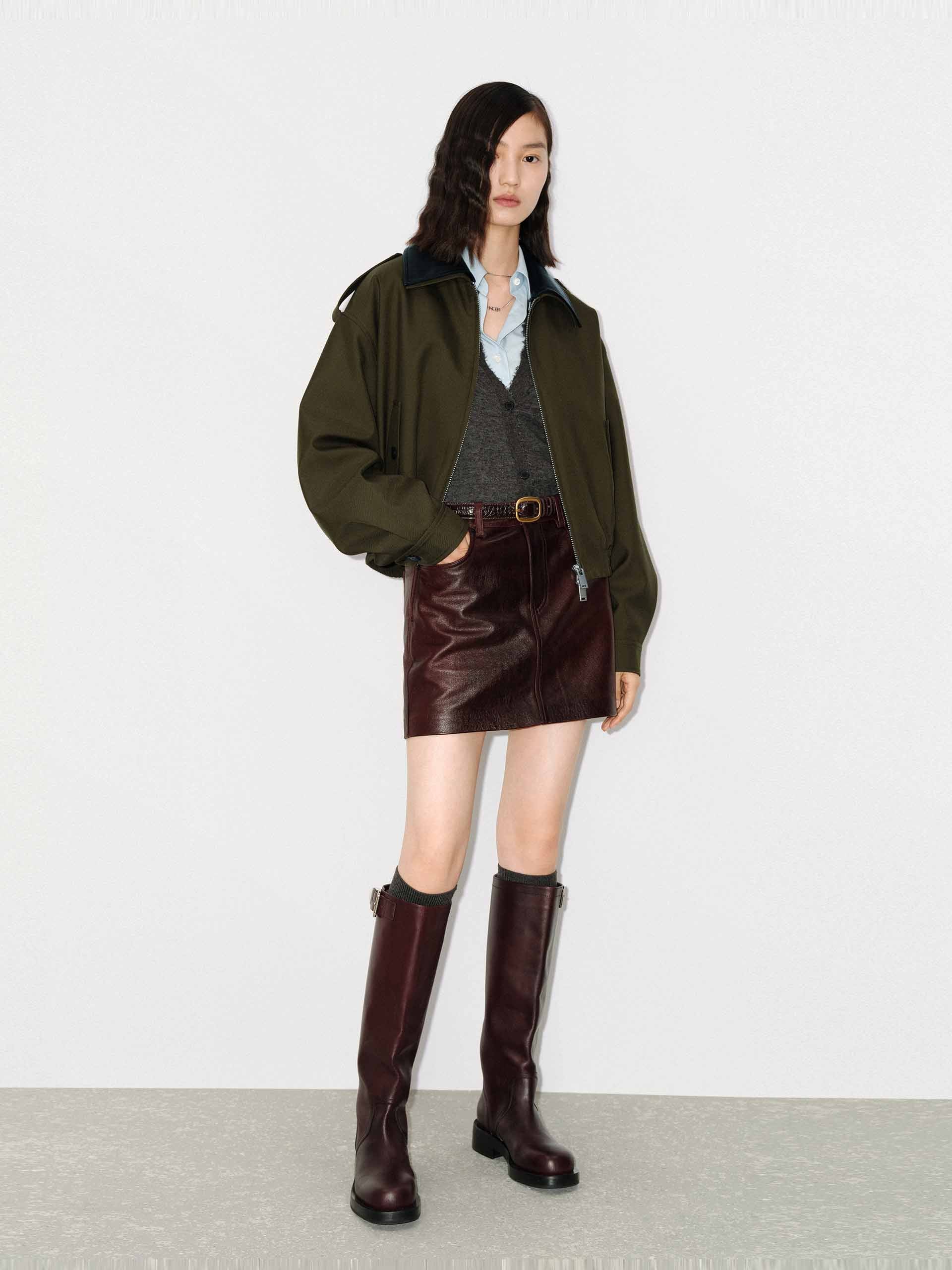Wool Blend Loose Jacket - Image 9