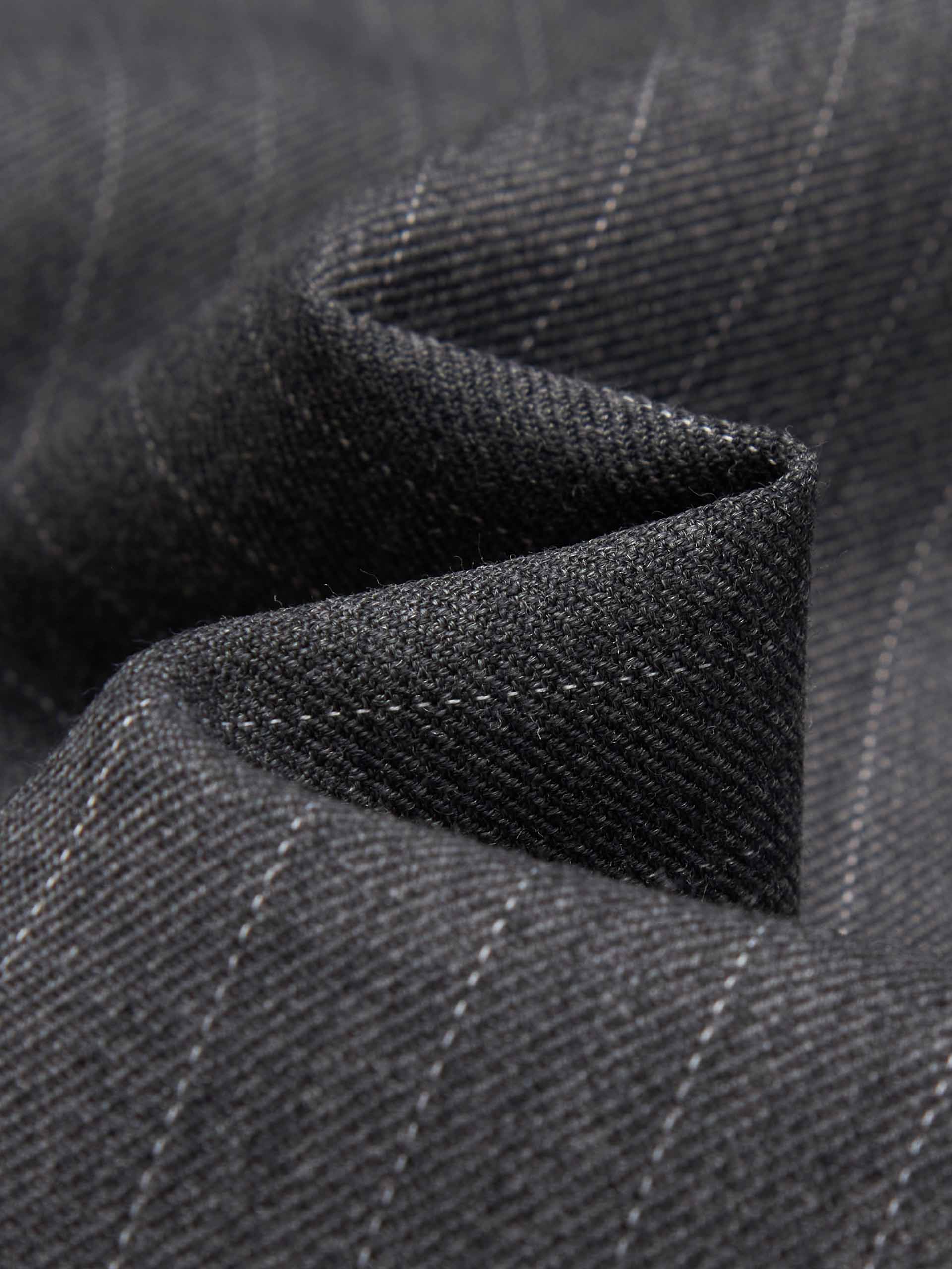 Wool Blend Pinstriped Pants - Image 4