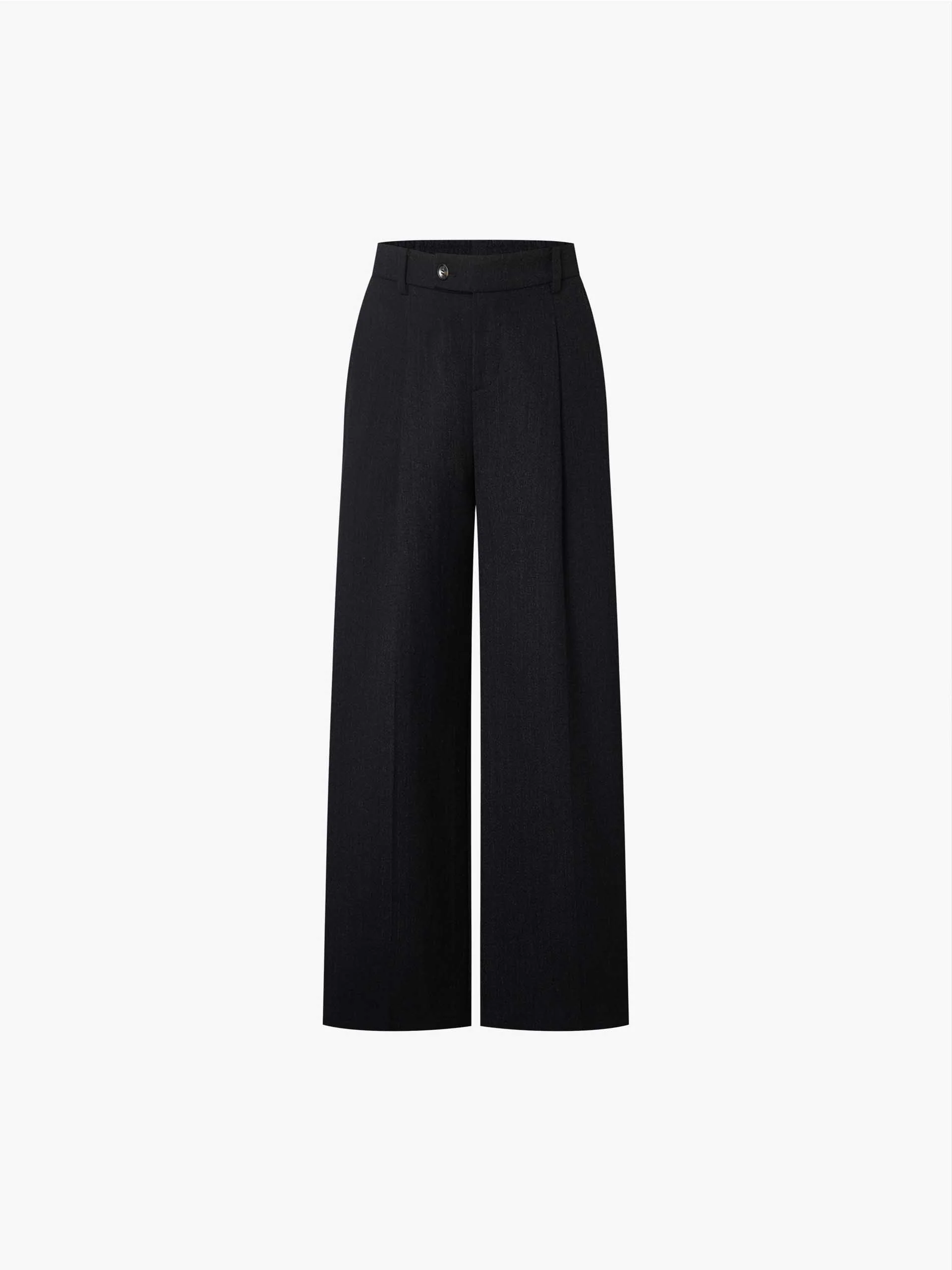 Wool Blend Pleated Pants - Image 5