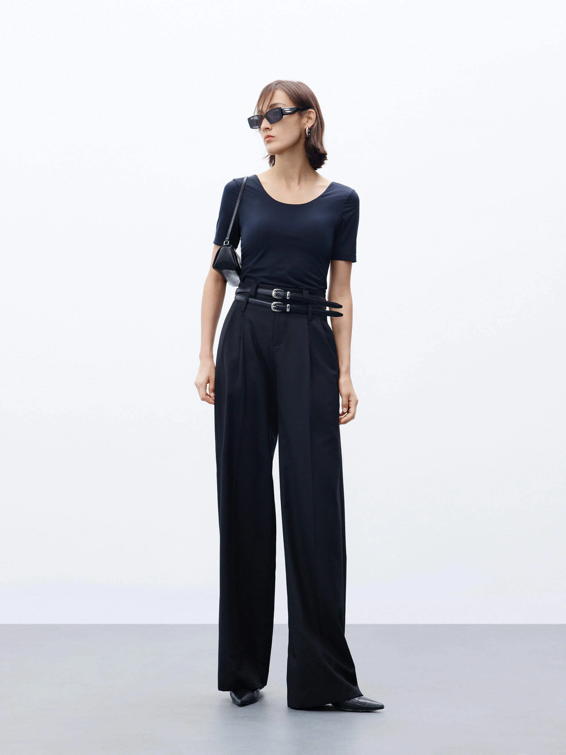 Wool Blend Pleated Pants - Image 8