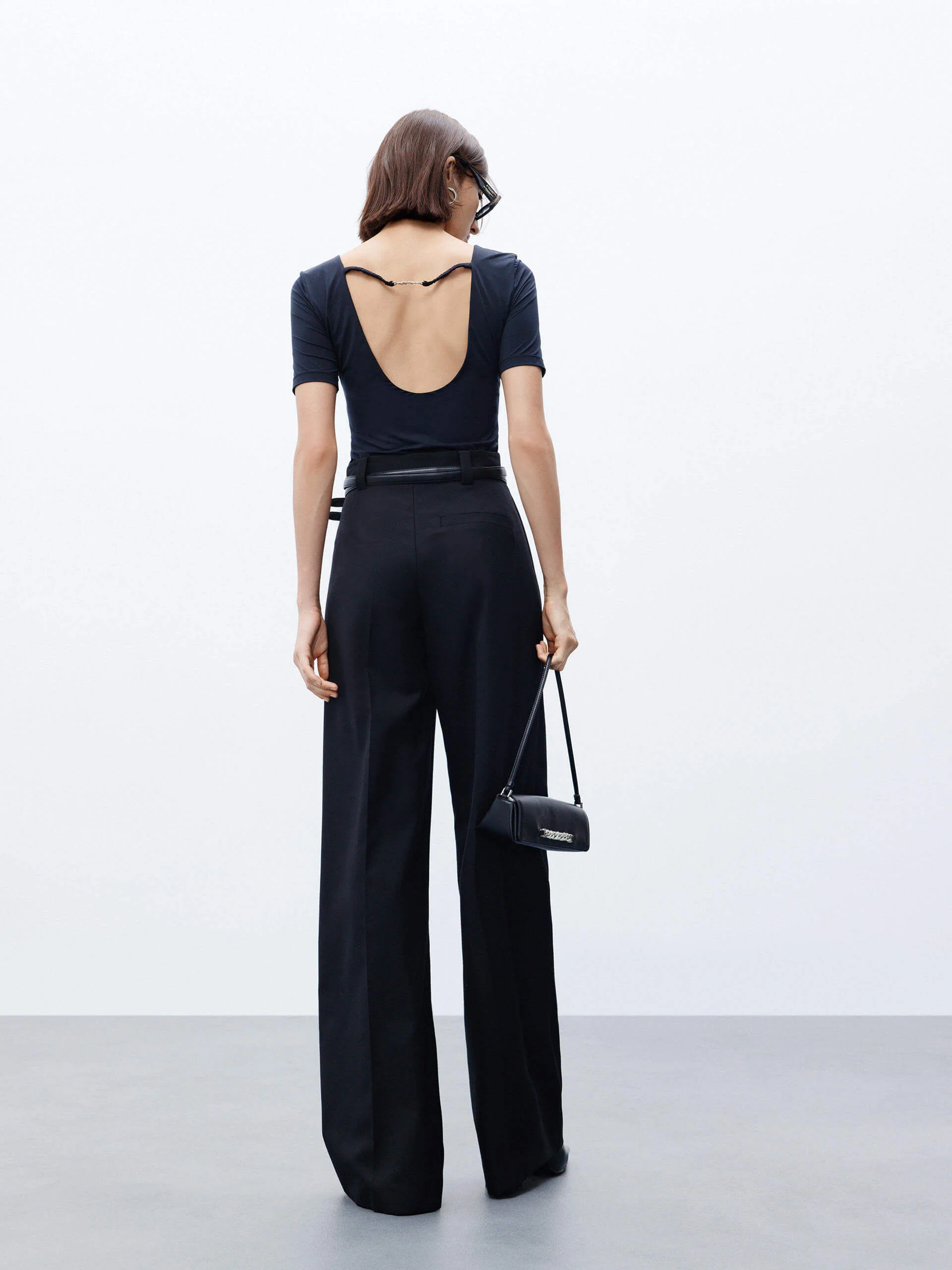 Wool Blend Pleated Pants - Image 9