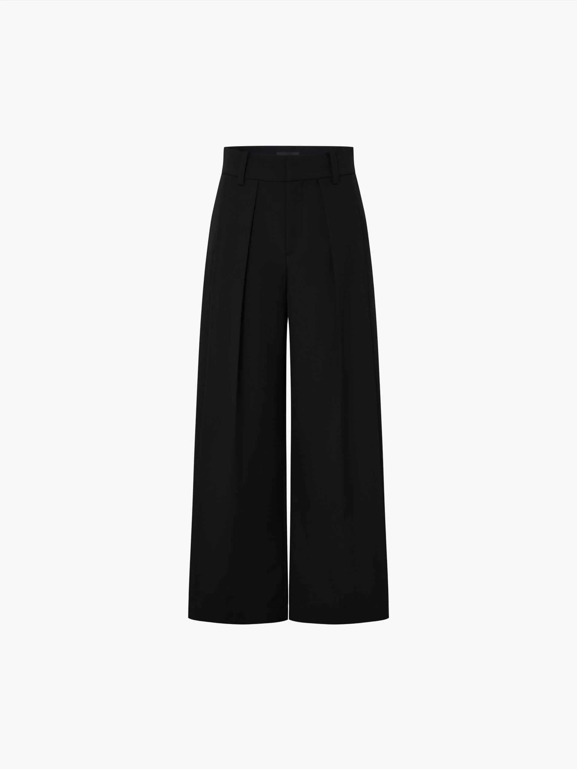 Wool Blend Relaxed Pants - Image 5