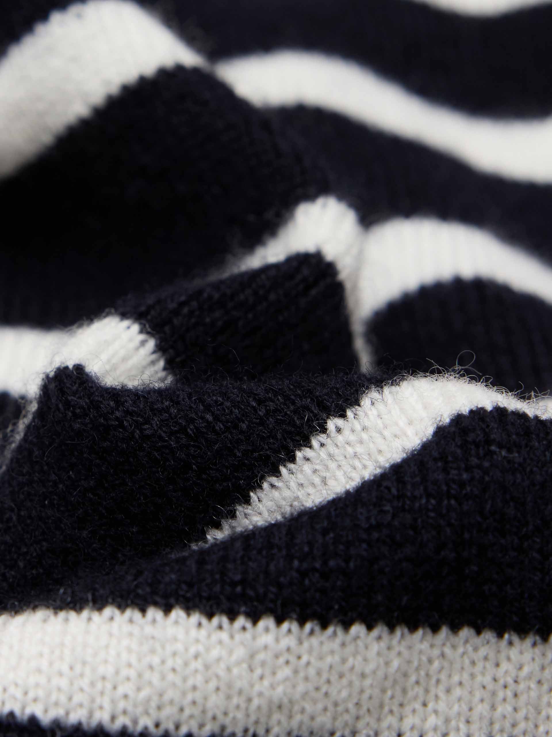Wool Blend Striped Cardigan - Image 4