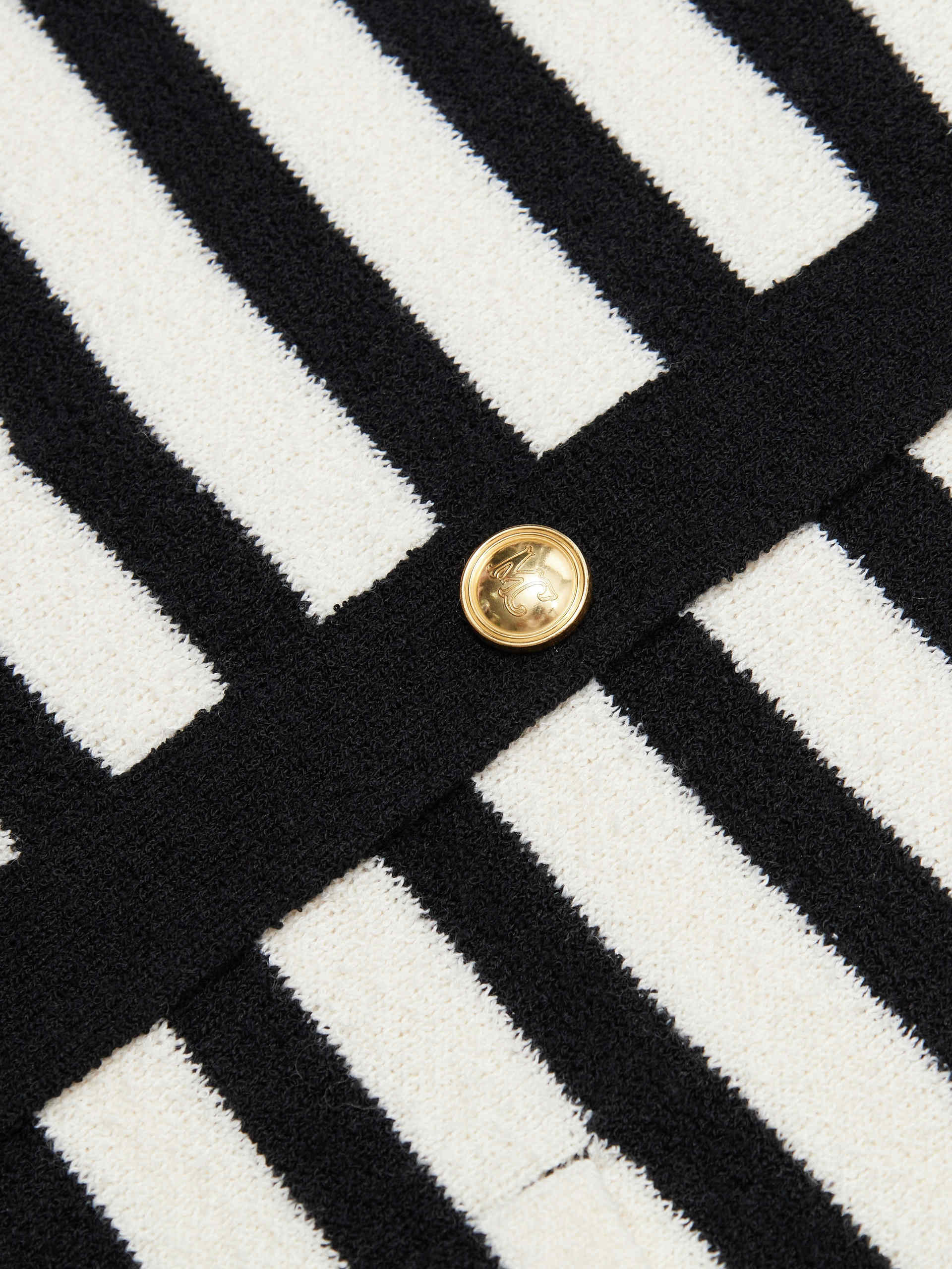 Wool Blend Striped Dress - Image 5