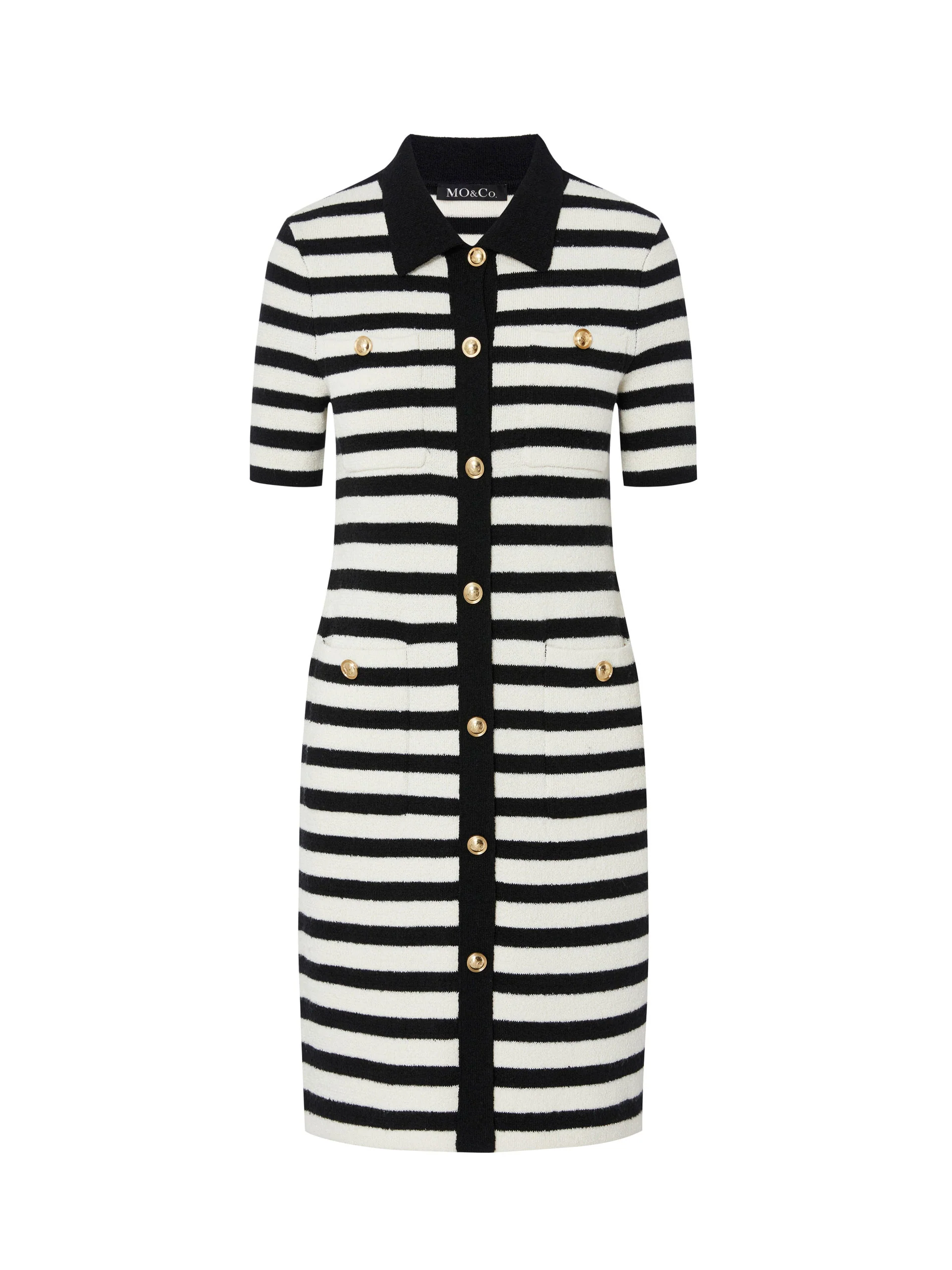 Wool Blend Striped Dress - Image 7