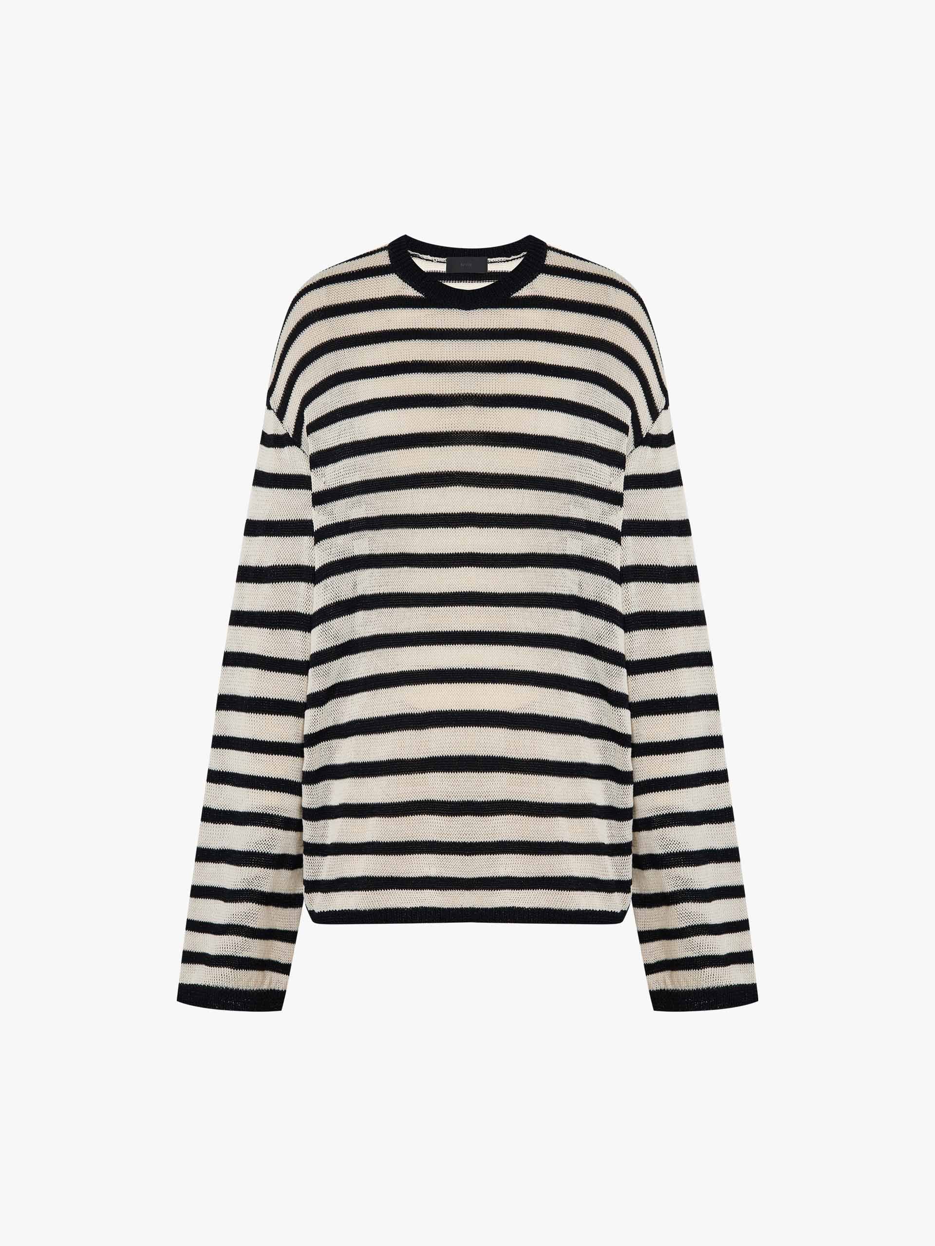 Wool Blend Striped Sweater - Image 5