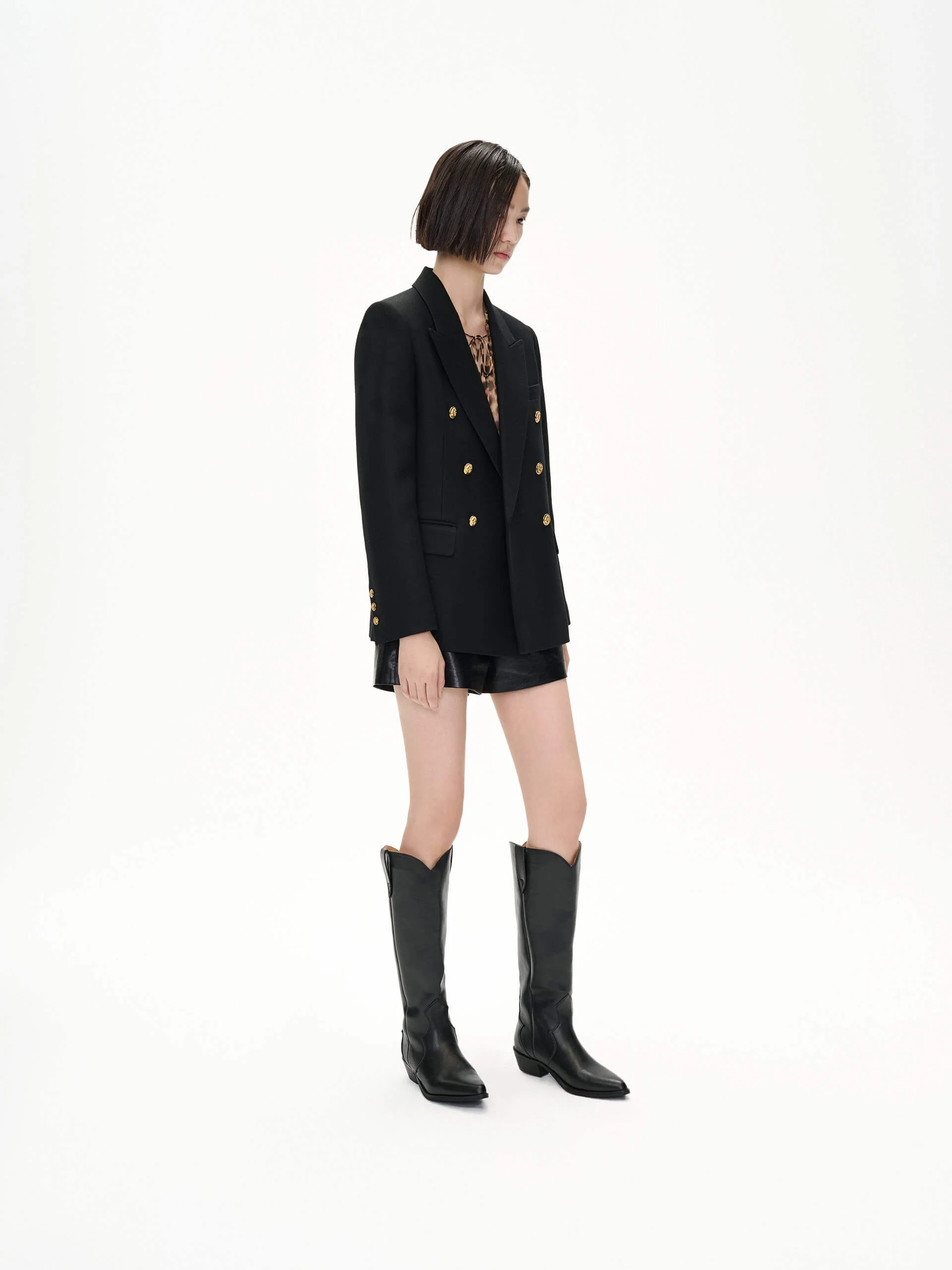 Wool Blend Tailored Blazer - Image 16