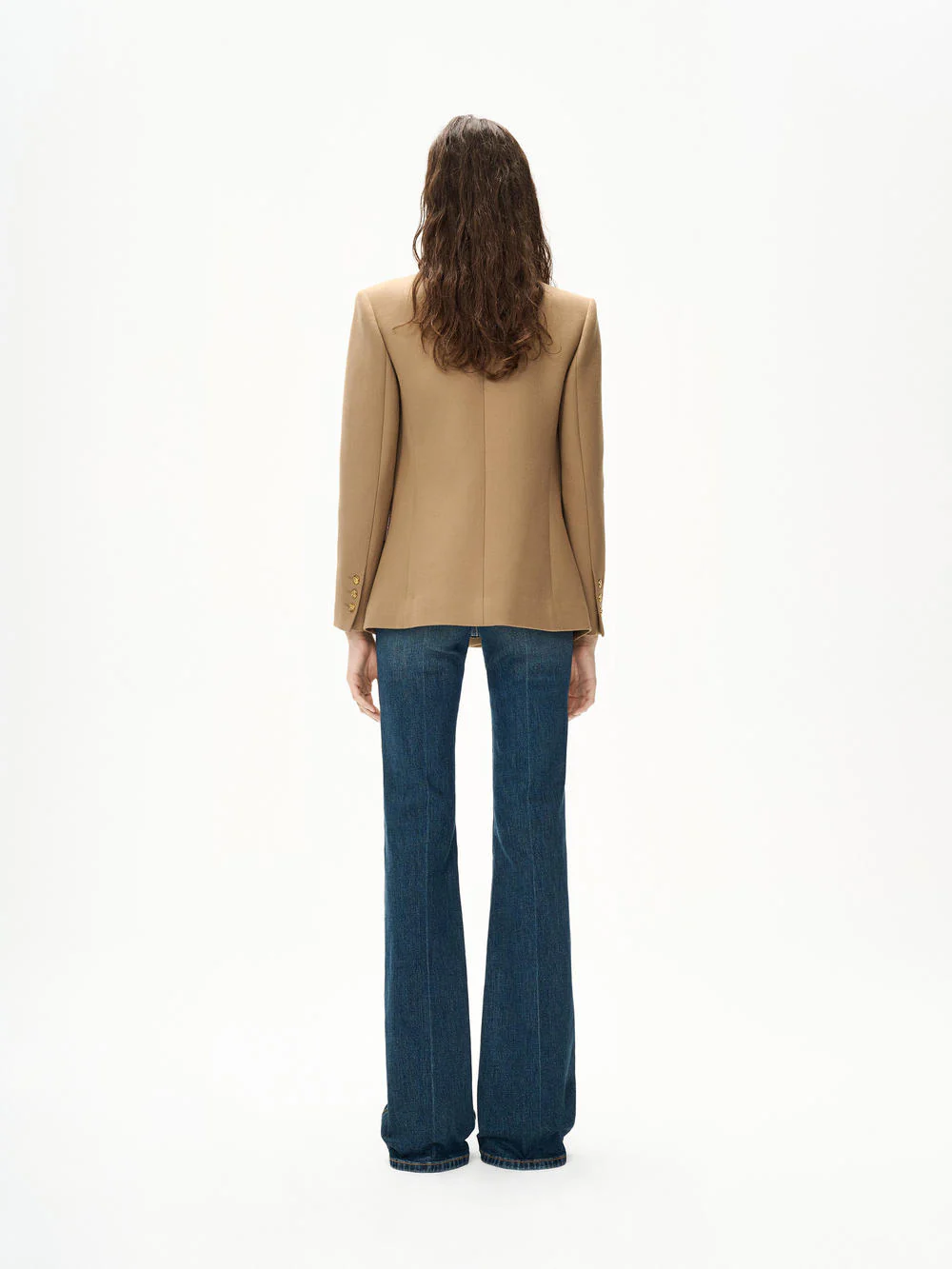 Wool Blend Tailored Blazer - Image 20