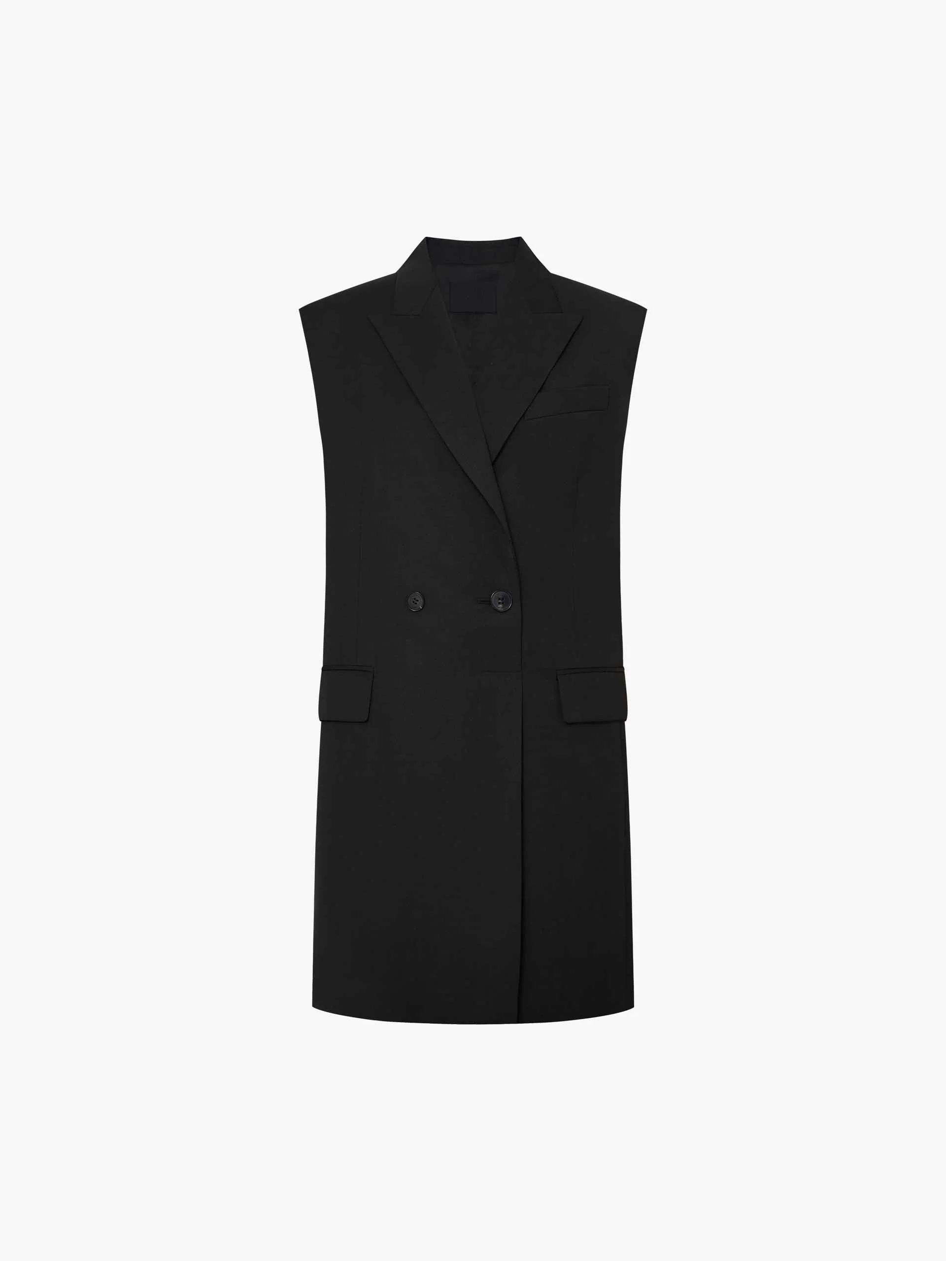 Wool Blend Tailored Dress - Image 5
