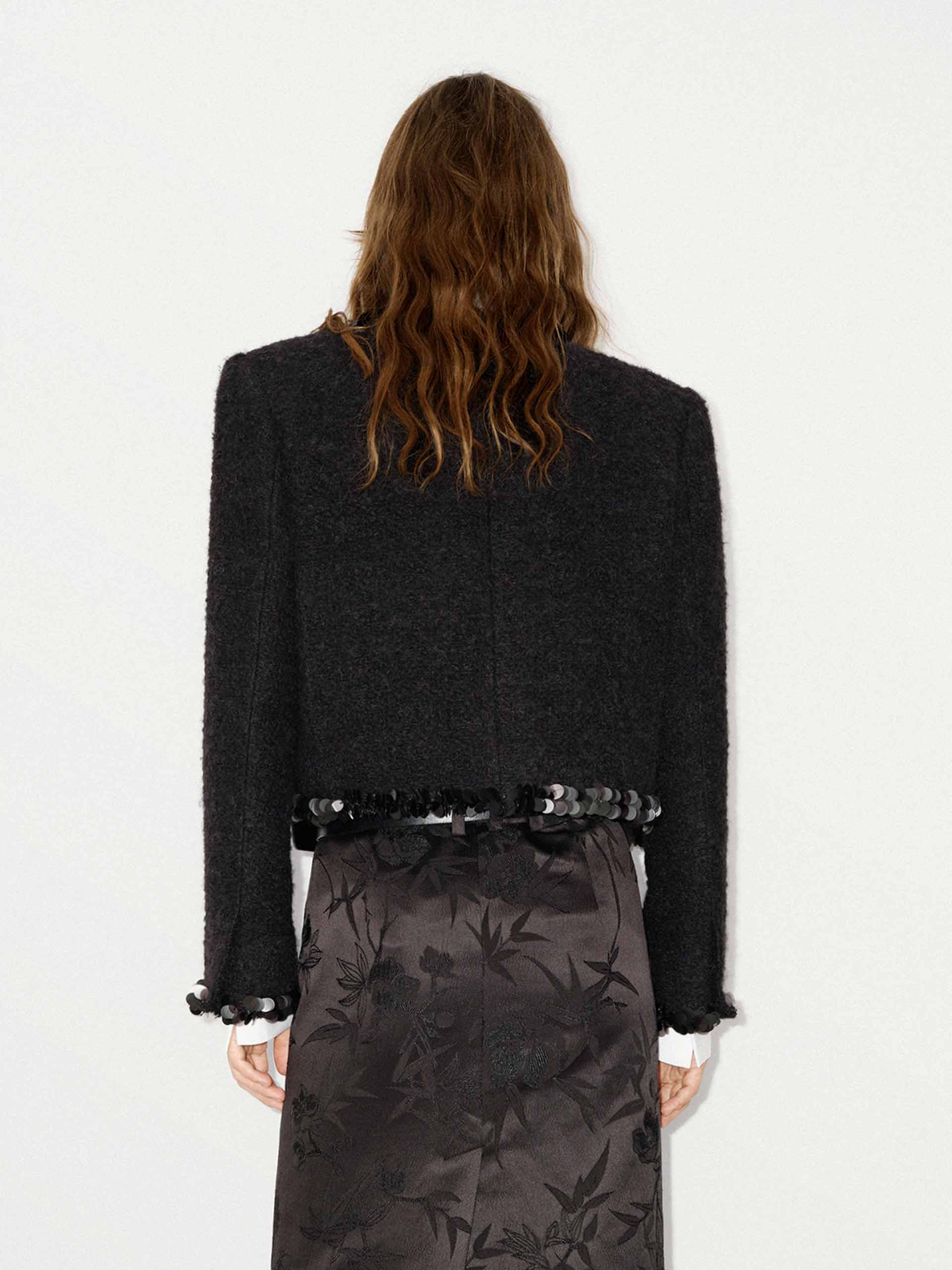 Wool Blend Tweed Jacket - Image 3