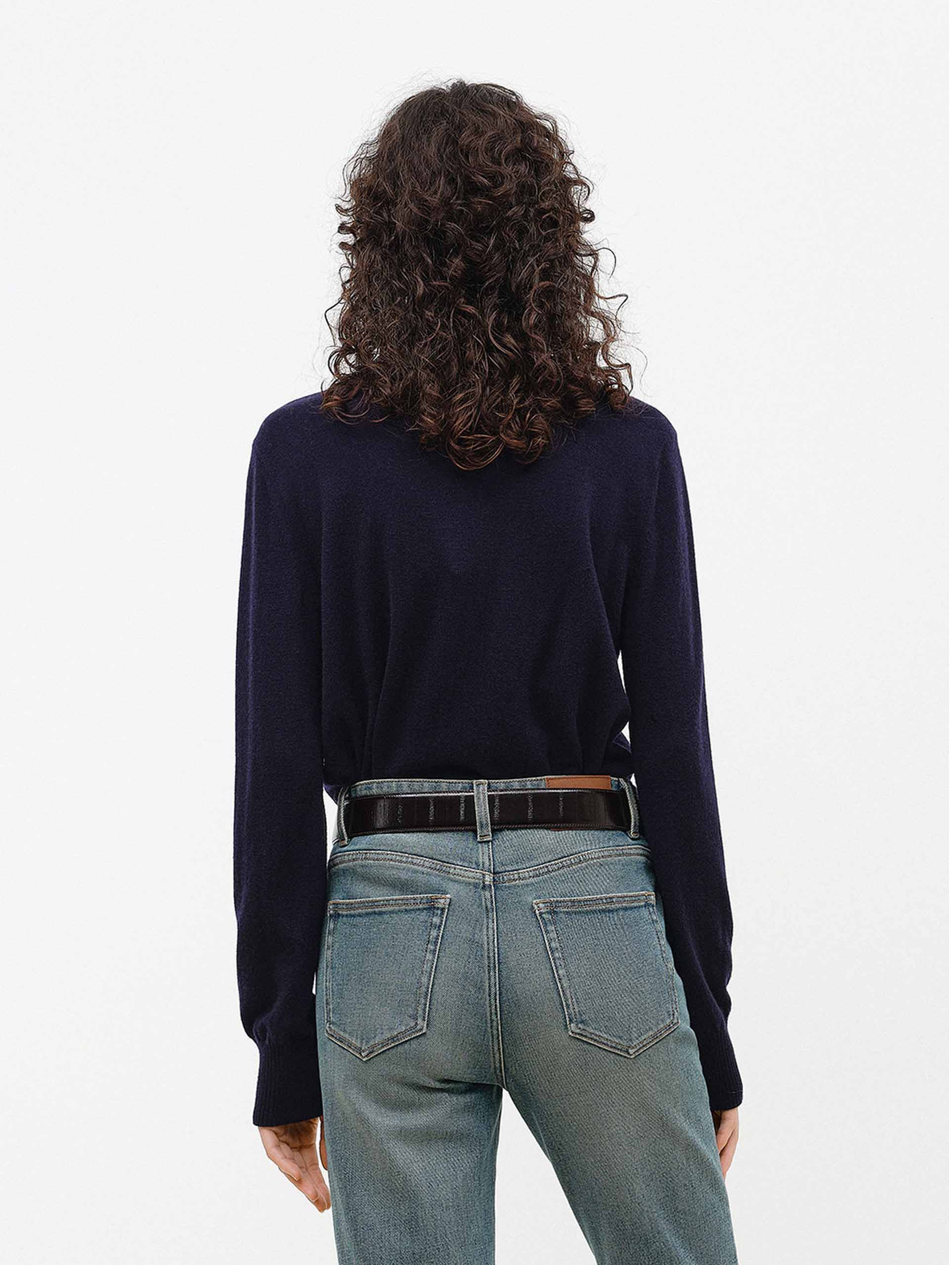 Wool Cashmere Button Cardigan - Image 6