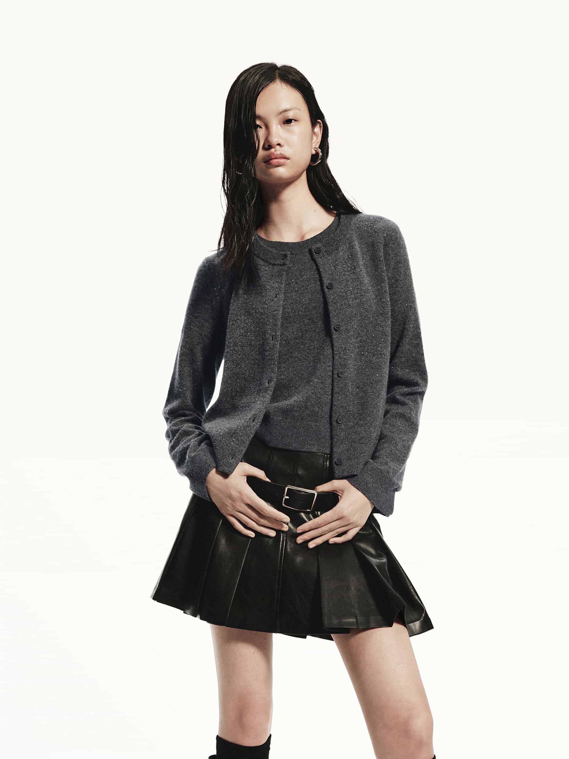 Wool Fitted Knit Cardigan - Image 9