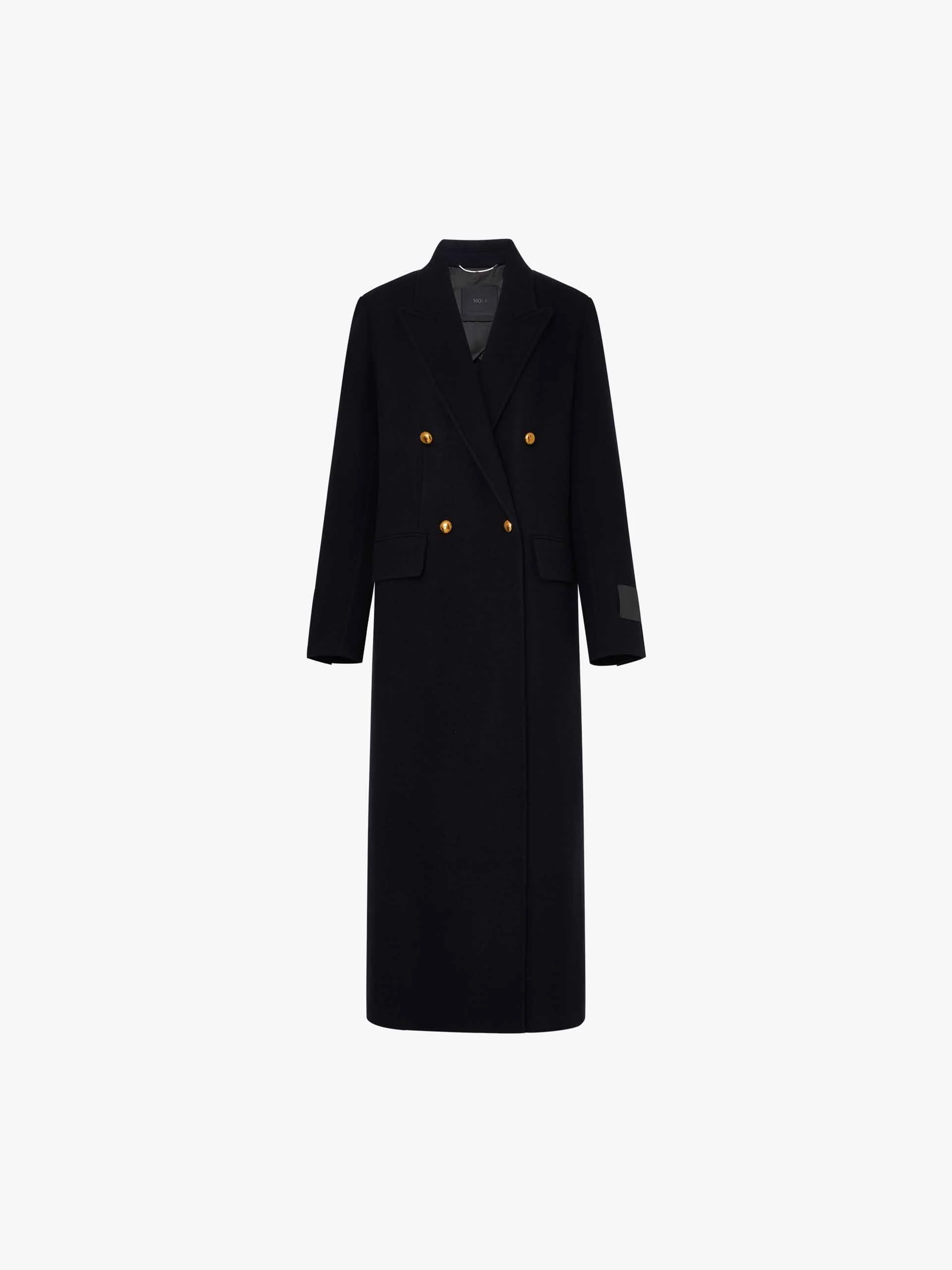 Wool Longline Overcoat - Image 5