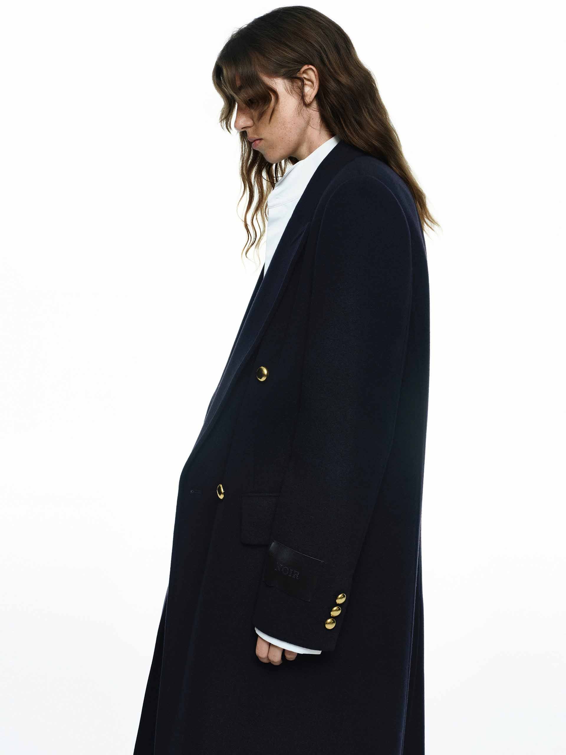 Wool Longline Overcoat - Image 7