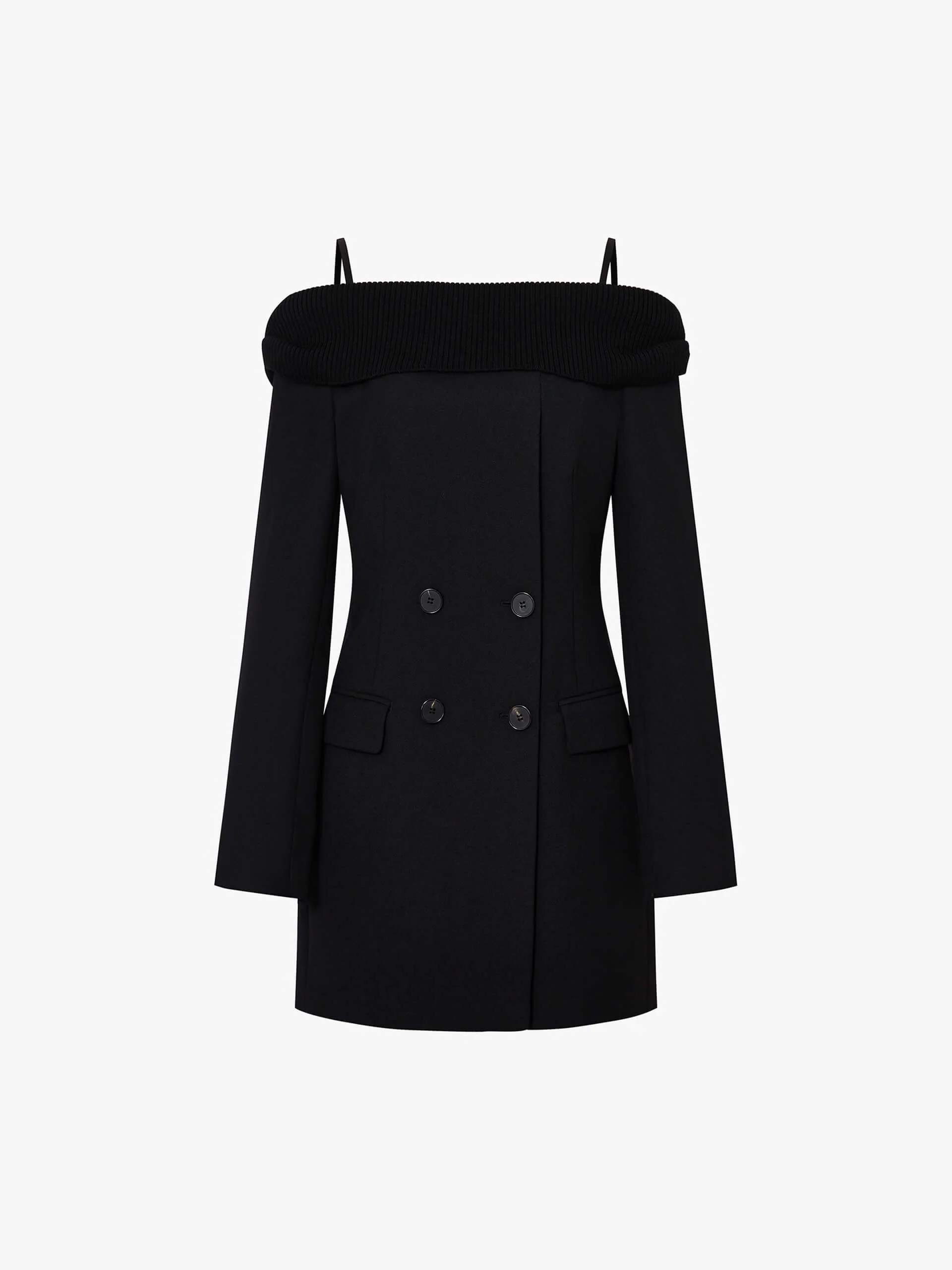Wool Mini Blazer Dress - Image 5
