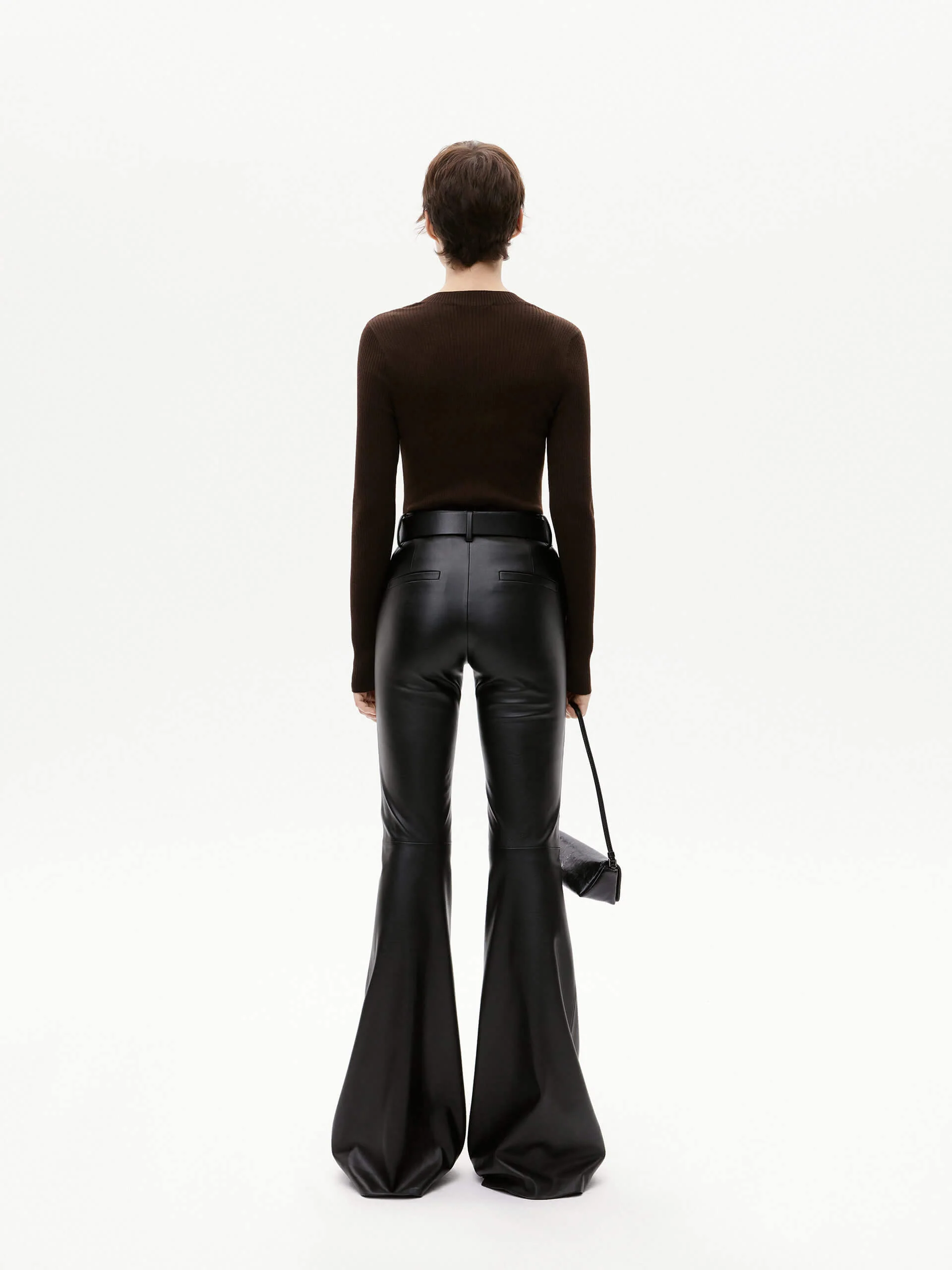 Wool Tight Fit Knit Top - Image 3