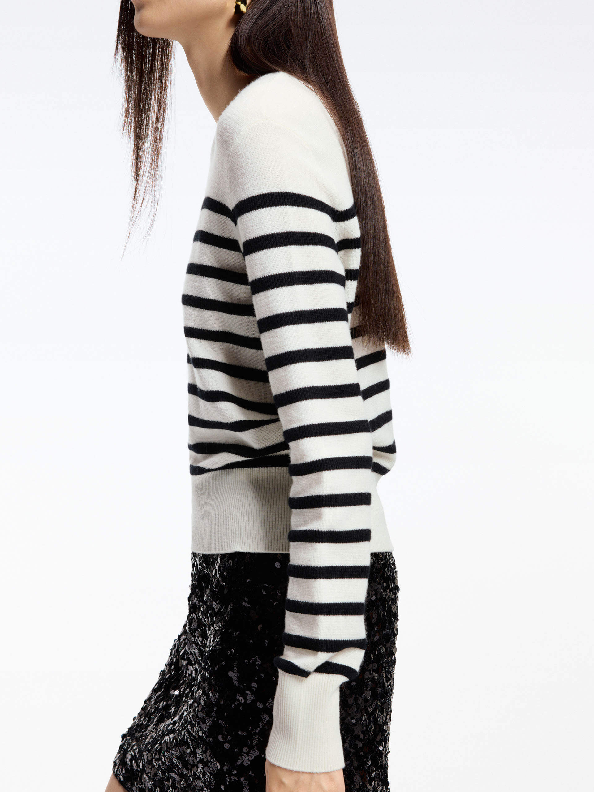 Wool Striped Knit Sweater - Image 15