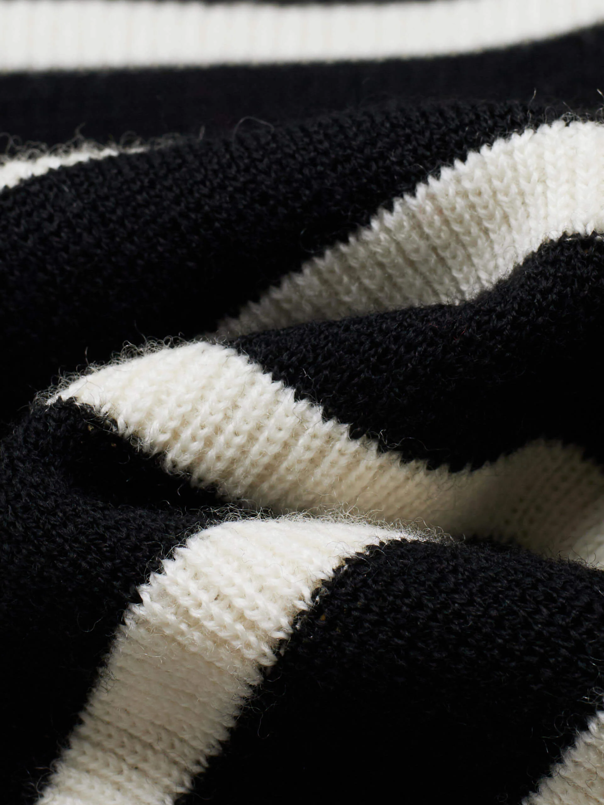 Wool Striped Knit Sweater - Image 4
