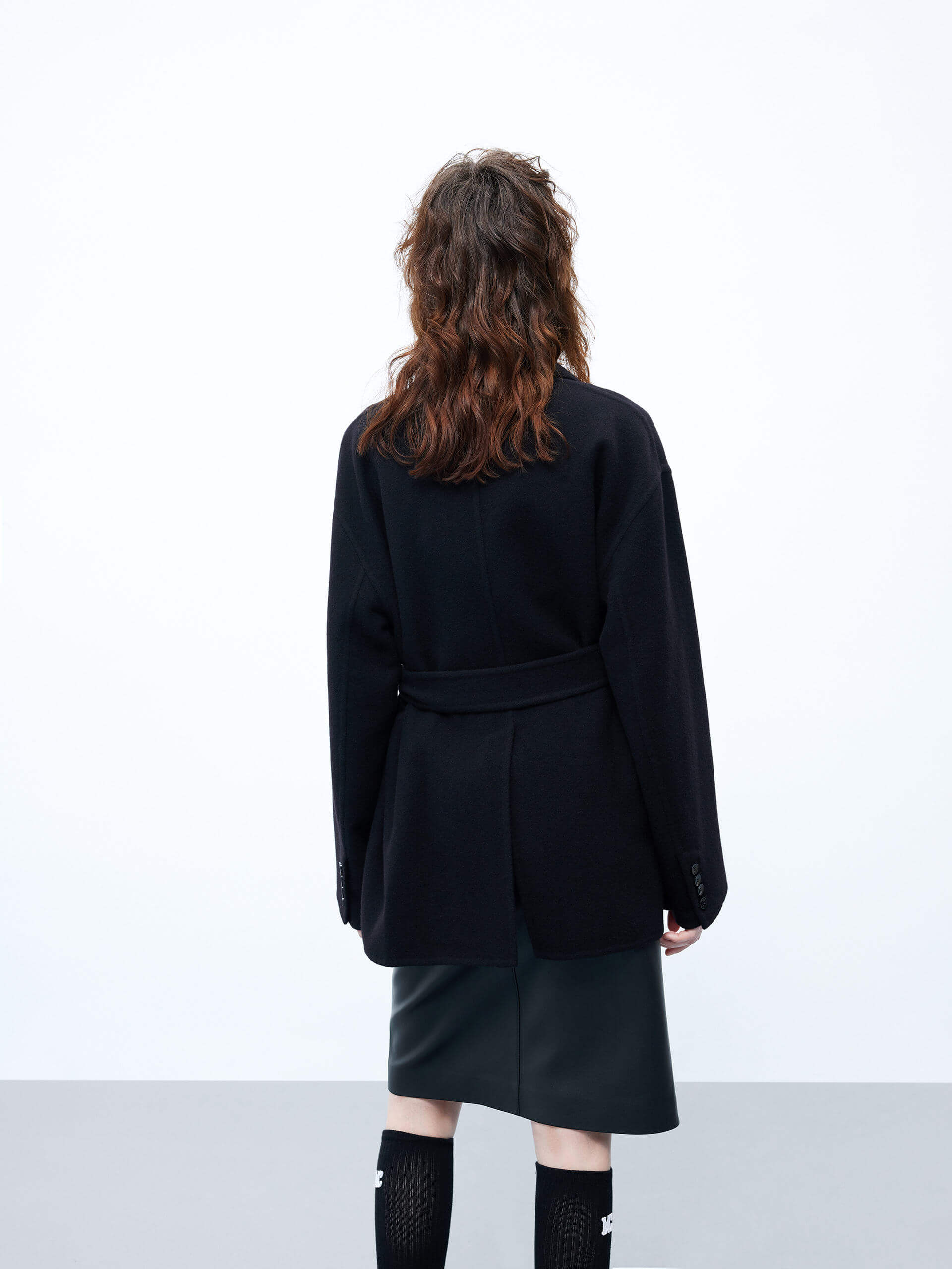 Wool Structured Blazer Coat - Image 10