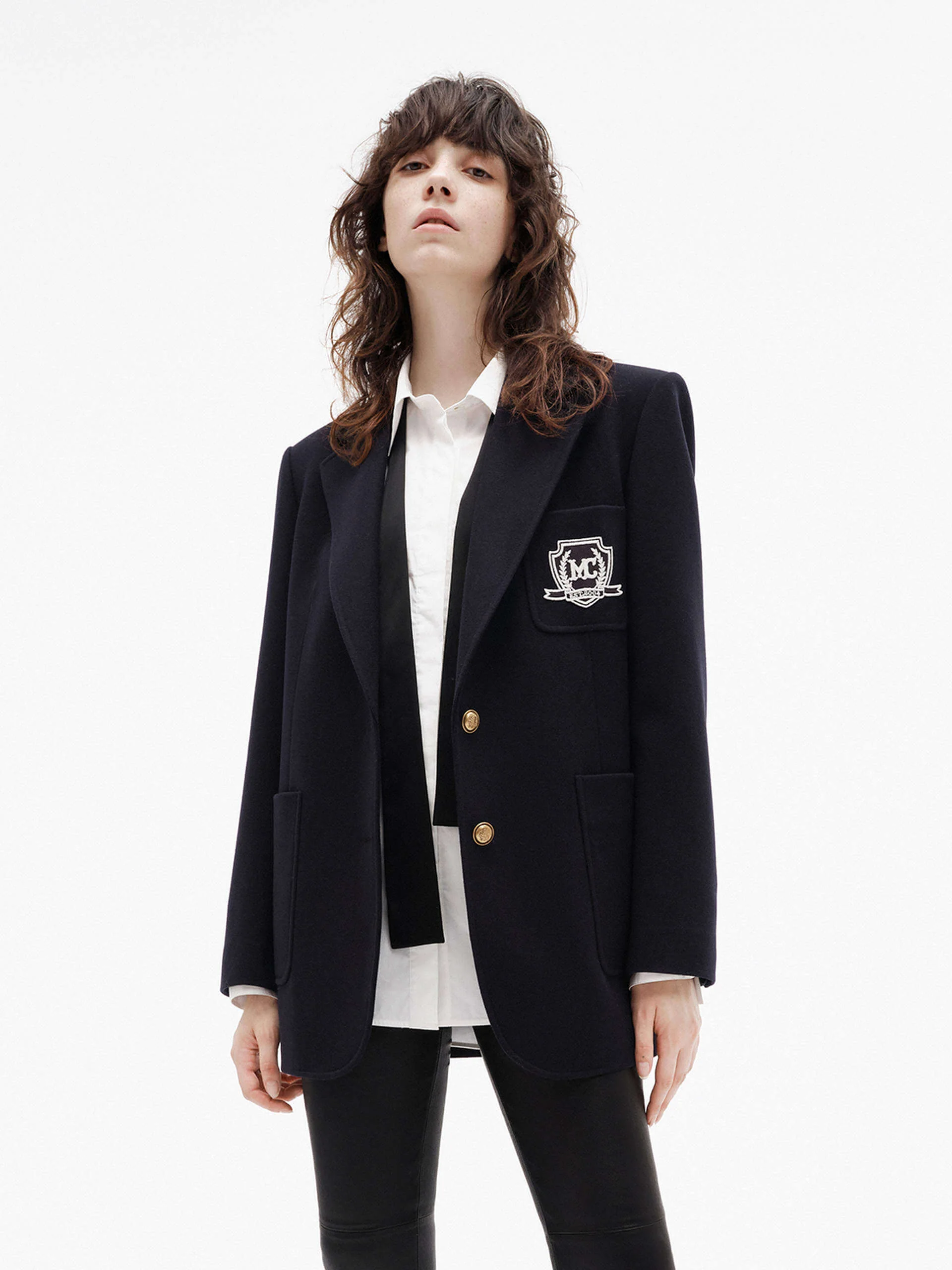 Wool Tailored Blazer Coat - Image 10