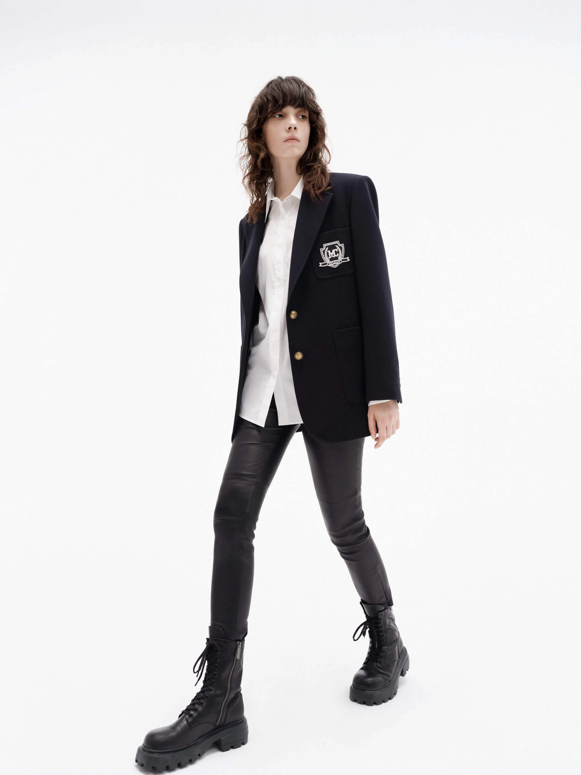 Wool Tailored Blazer Coat - Image 12