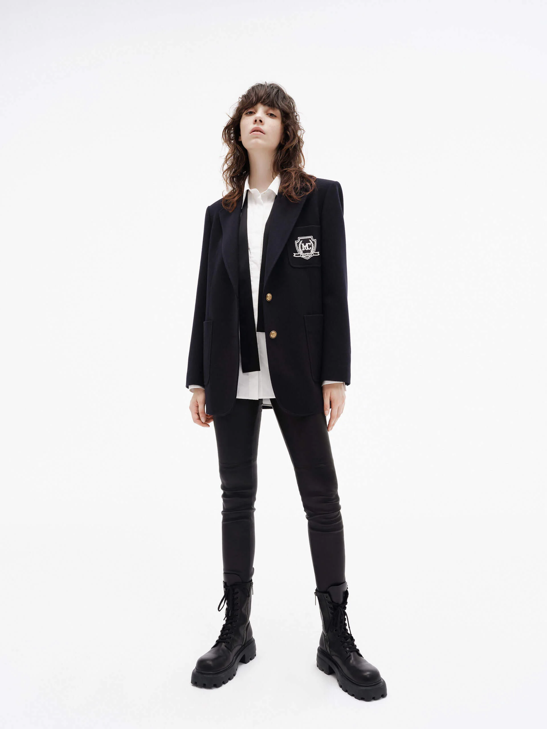 Wool Tailored Blazer Coat - Image 15
