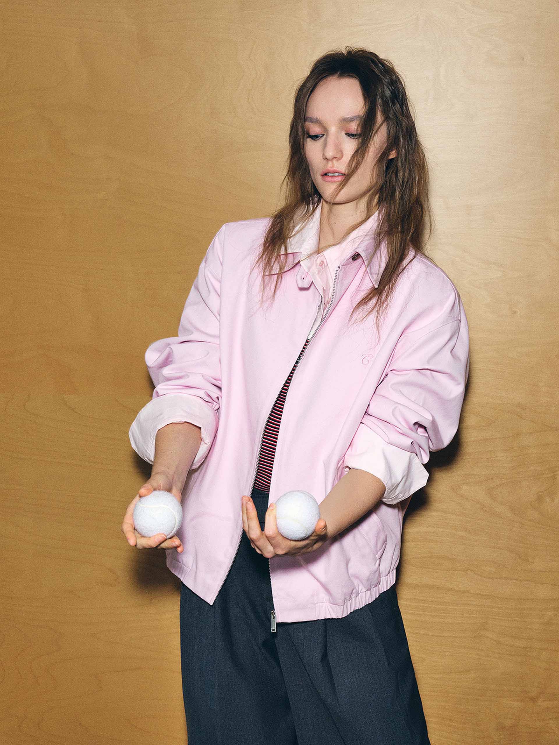Zip Closure Cotton Jacket - Image 10