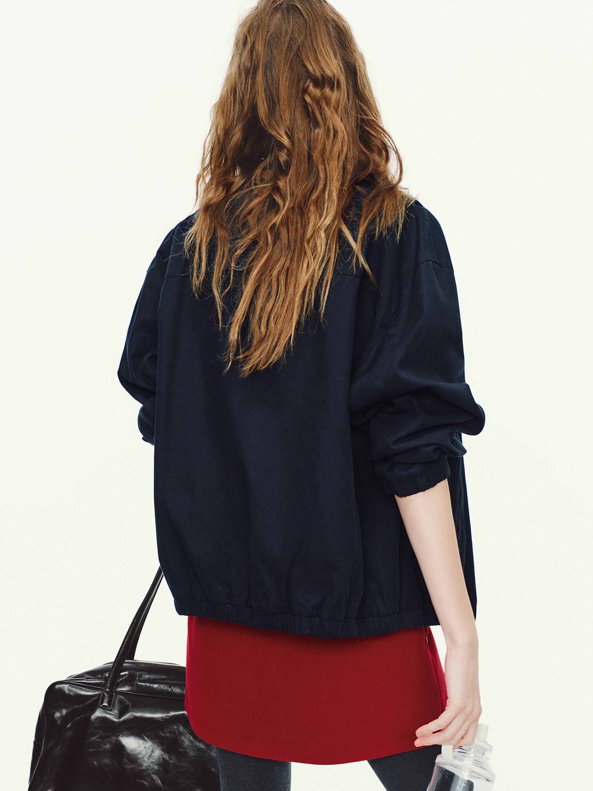 Zip Closure Cotton Jacket - Image 4