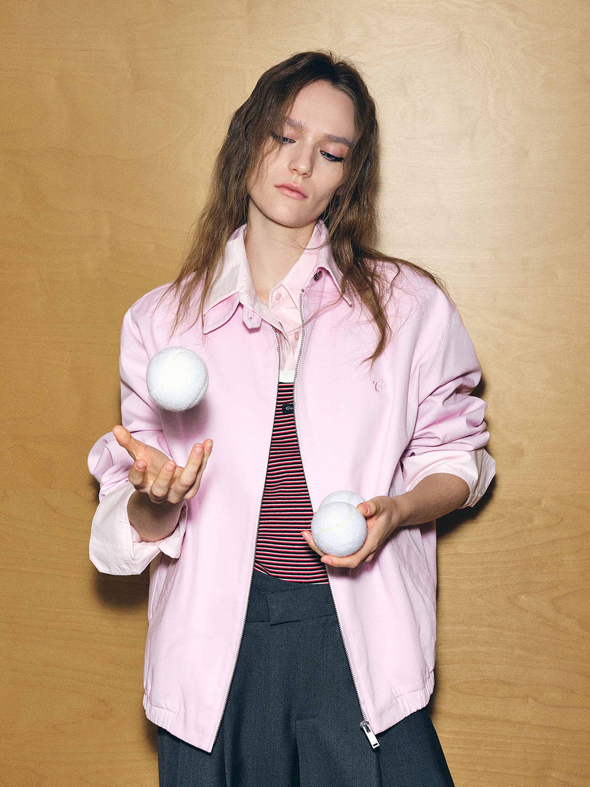 Zip Closure Cotton Jacket - Image 7