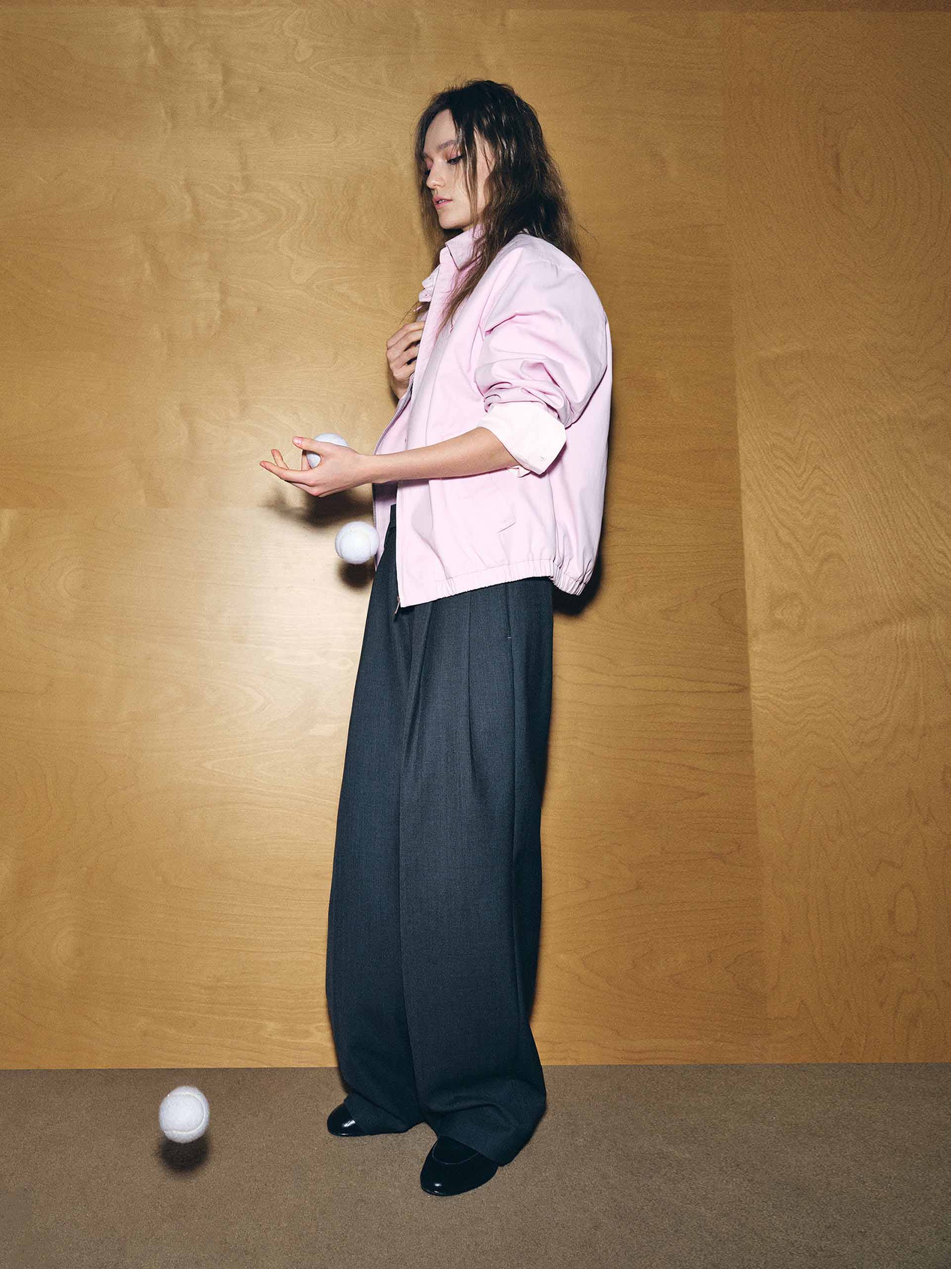 Zip Closure Cotton Jacket - Image 8